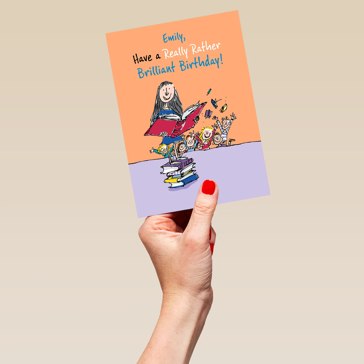 Personalised Roald Dahl's Matilda 'Brilliant' Birthday Card - Image 5