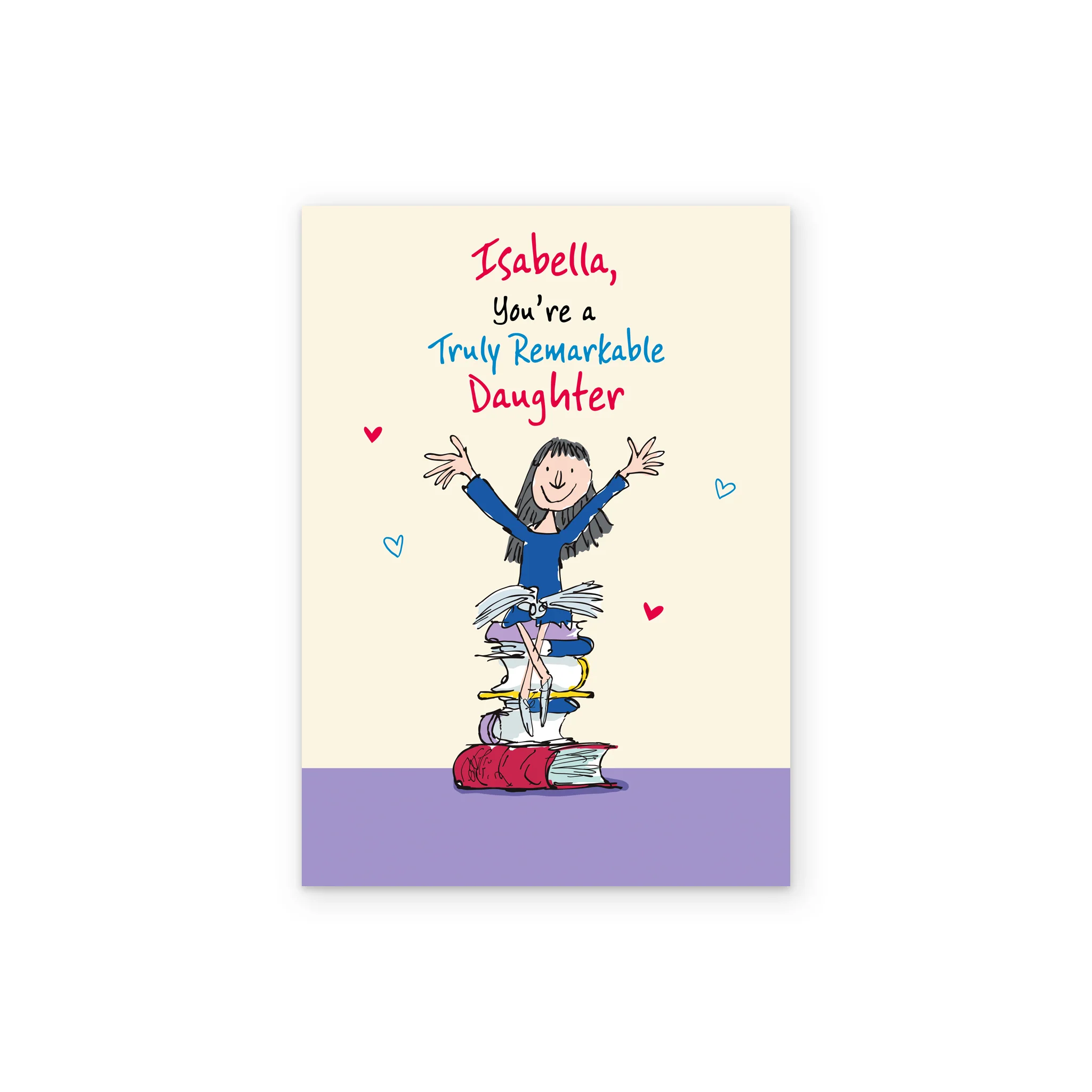 Personalised Roald Dahl's Matilda Daughter Birthday Card - Image 2