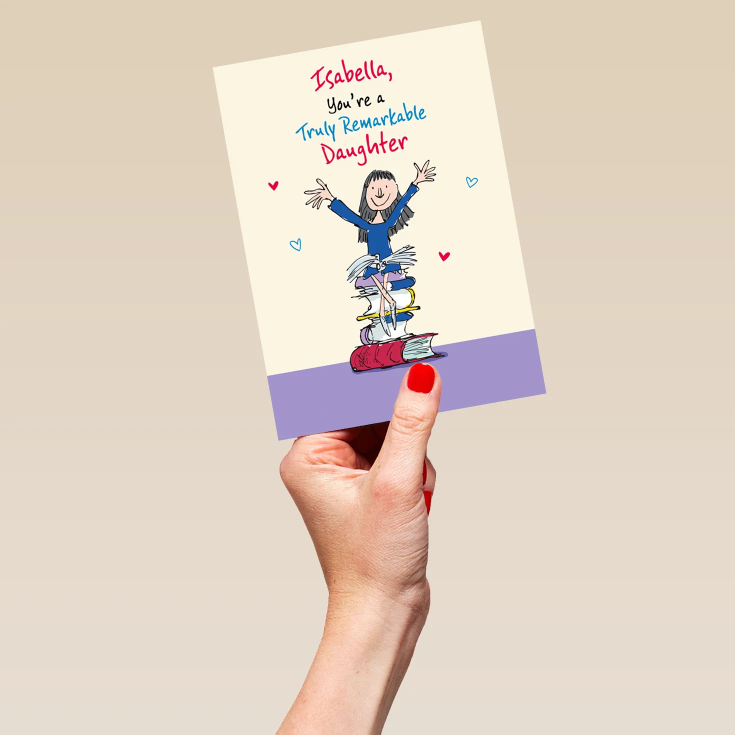 Personalised Roald Dahl's Matilda Daughter Birthday Card - Image 5