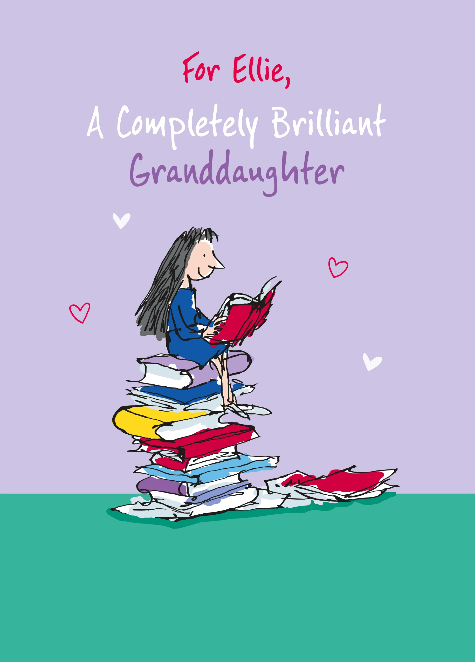 Personalised Roald Dahl's Matilda Granddaughter Birthday Card