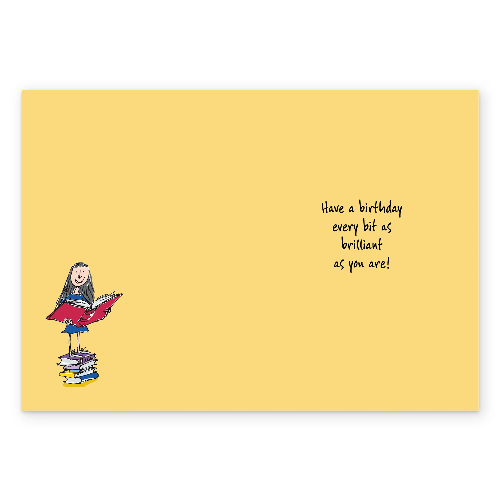 Personalised Roald Dahl's Matilda Granddaughter Birthday Card - Image 3