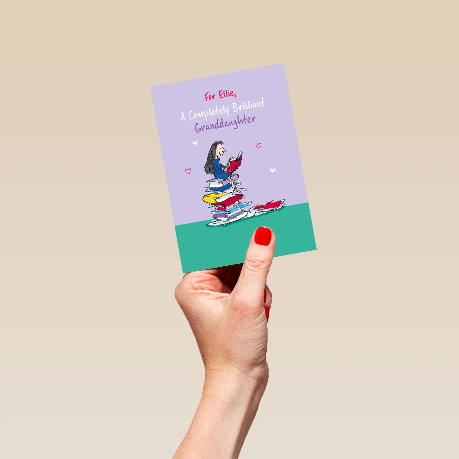 Personalised Roald Dahl's Matilda Granddaughter Birthday Card - Image 4
