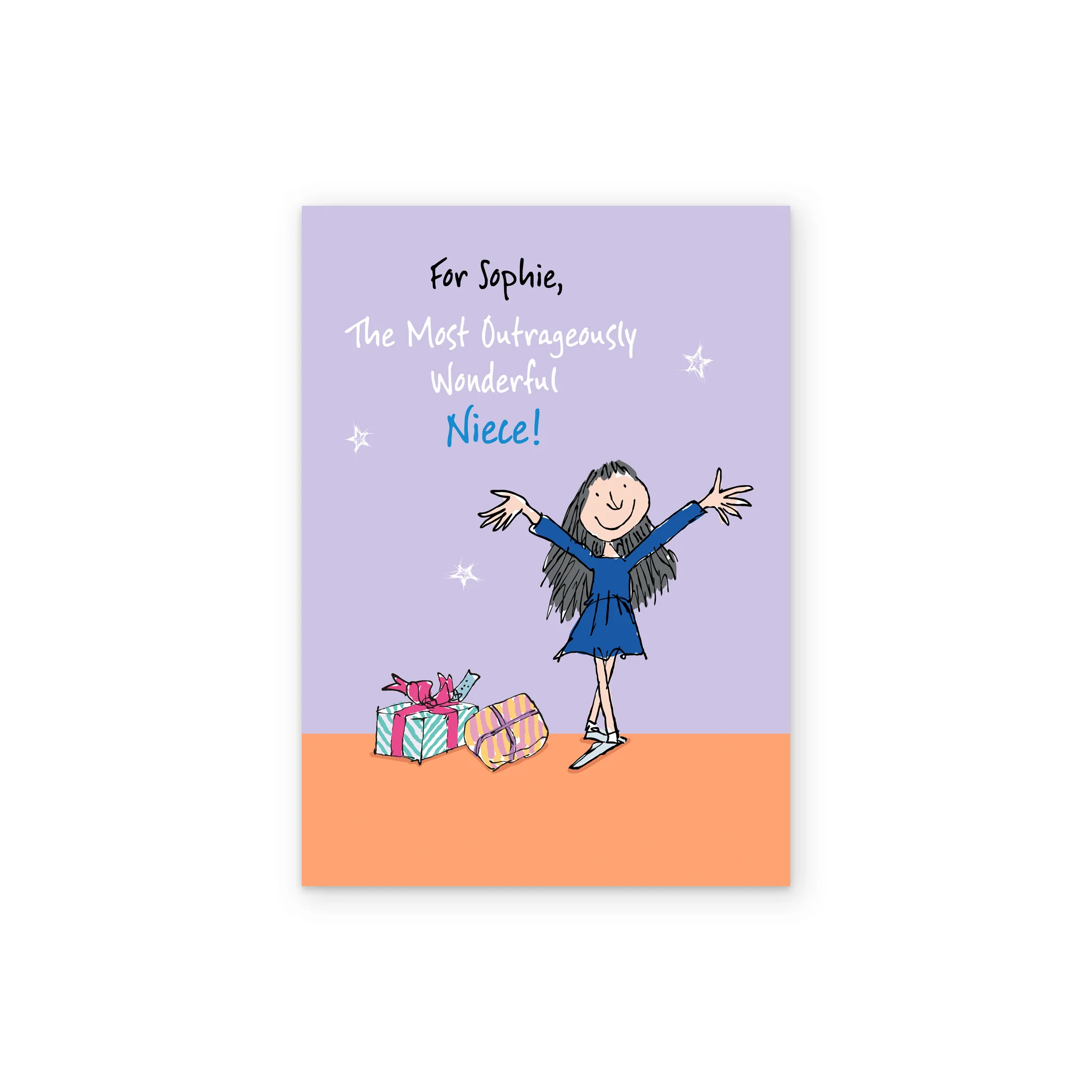 Personalised Roald Dahl's Matilda Niece Birthday Card - Image 2