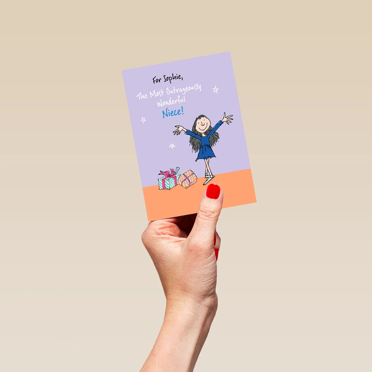 Personalised Roald Dahl's Matilda Niece Birthday Card - Image 4