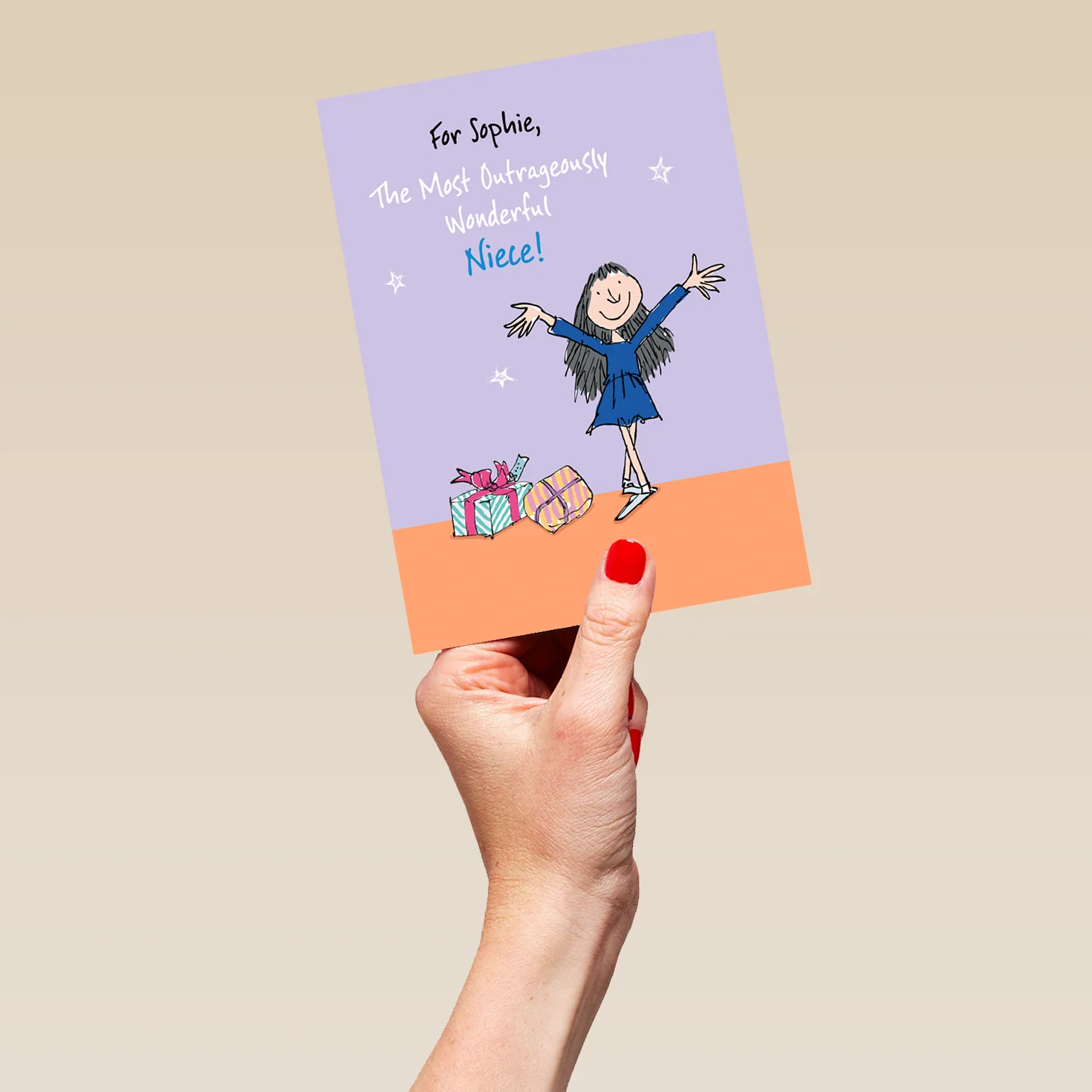 Personalised Roald Dahl's Matilda Niece Birthday Card - Image 5