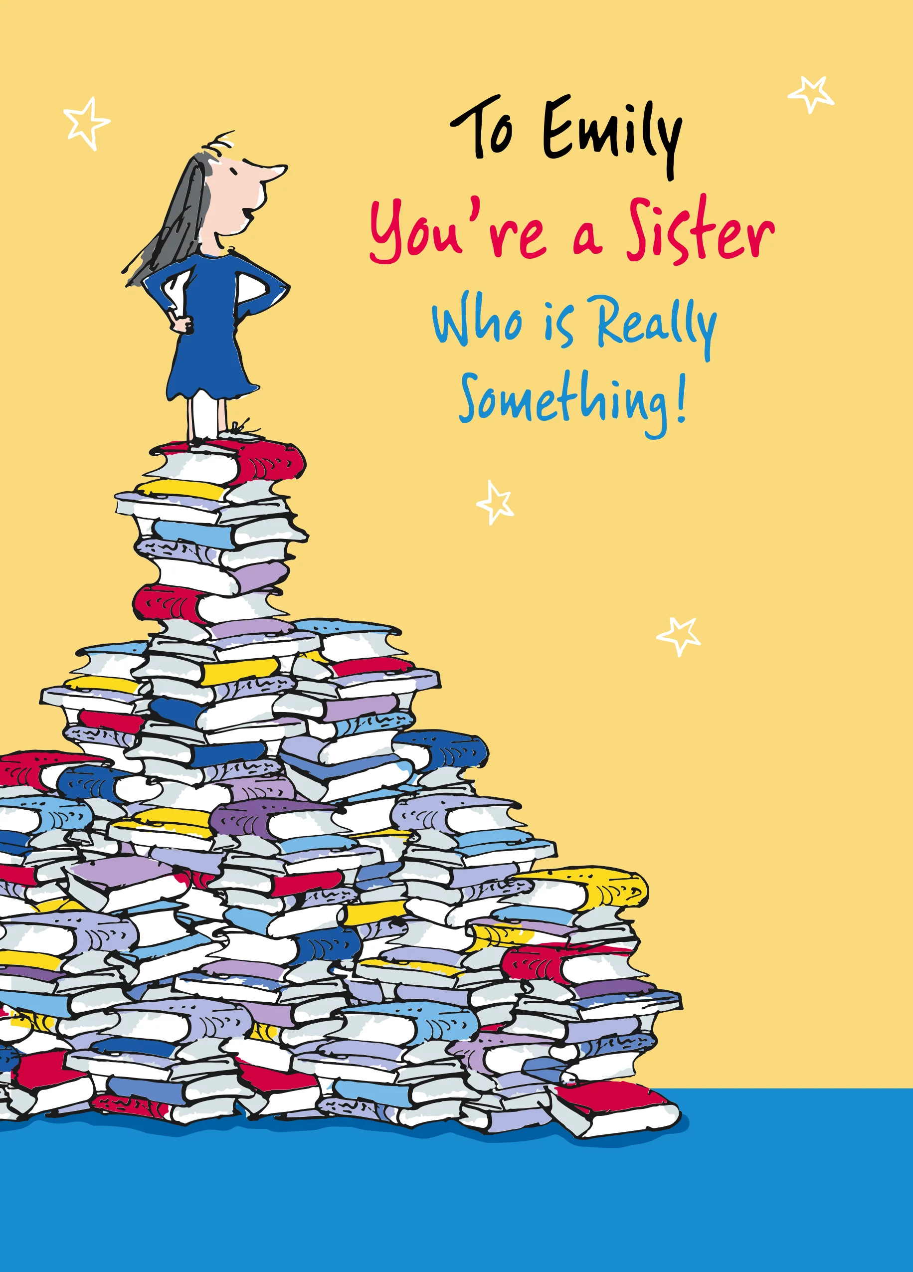 Personalised Roald Dahl's Matilda Sister Birthday Card