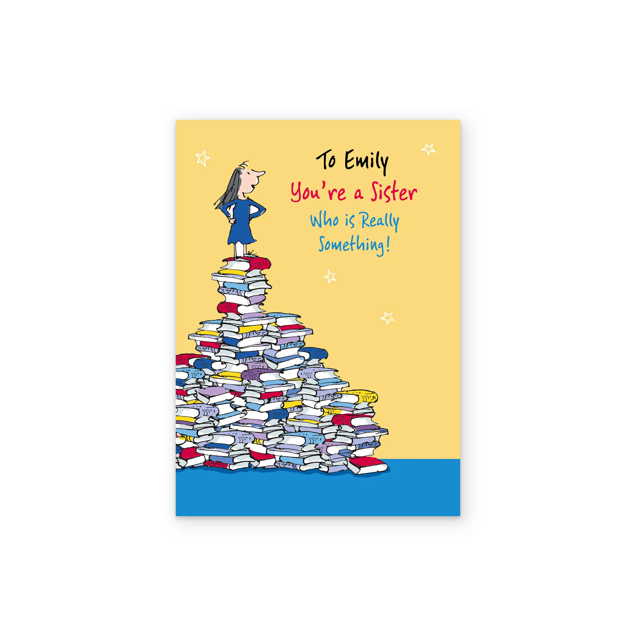 Personalised Roald Dahl's Matilda Sister Birthday Card - Image 2