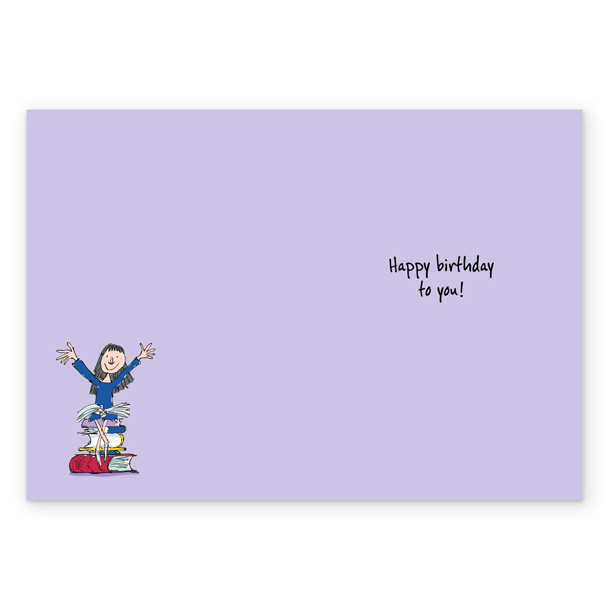 Personalised Roald Dahl's Matilda Sister Birthday Card - Image 3