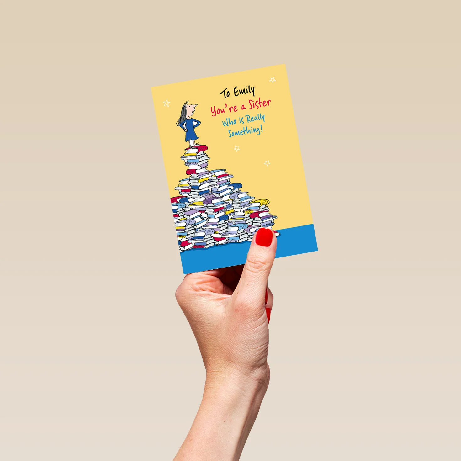 Personalised Roald Dahl's Matilda Sister Birthday Card - Image 4