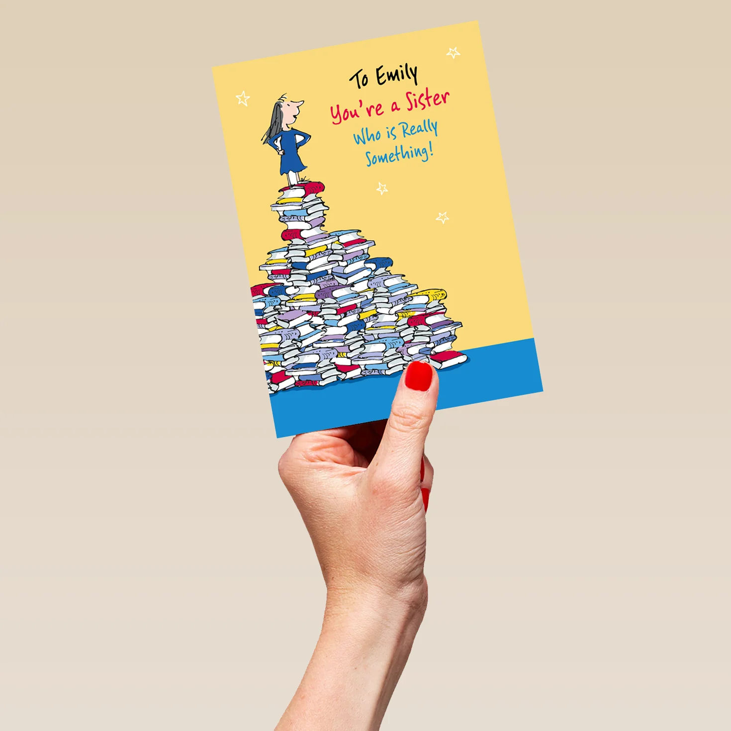 Personalised Roald Dahl's Matilda Sister Birthday Card - Image 5