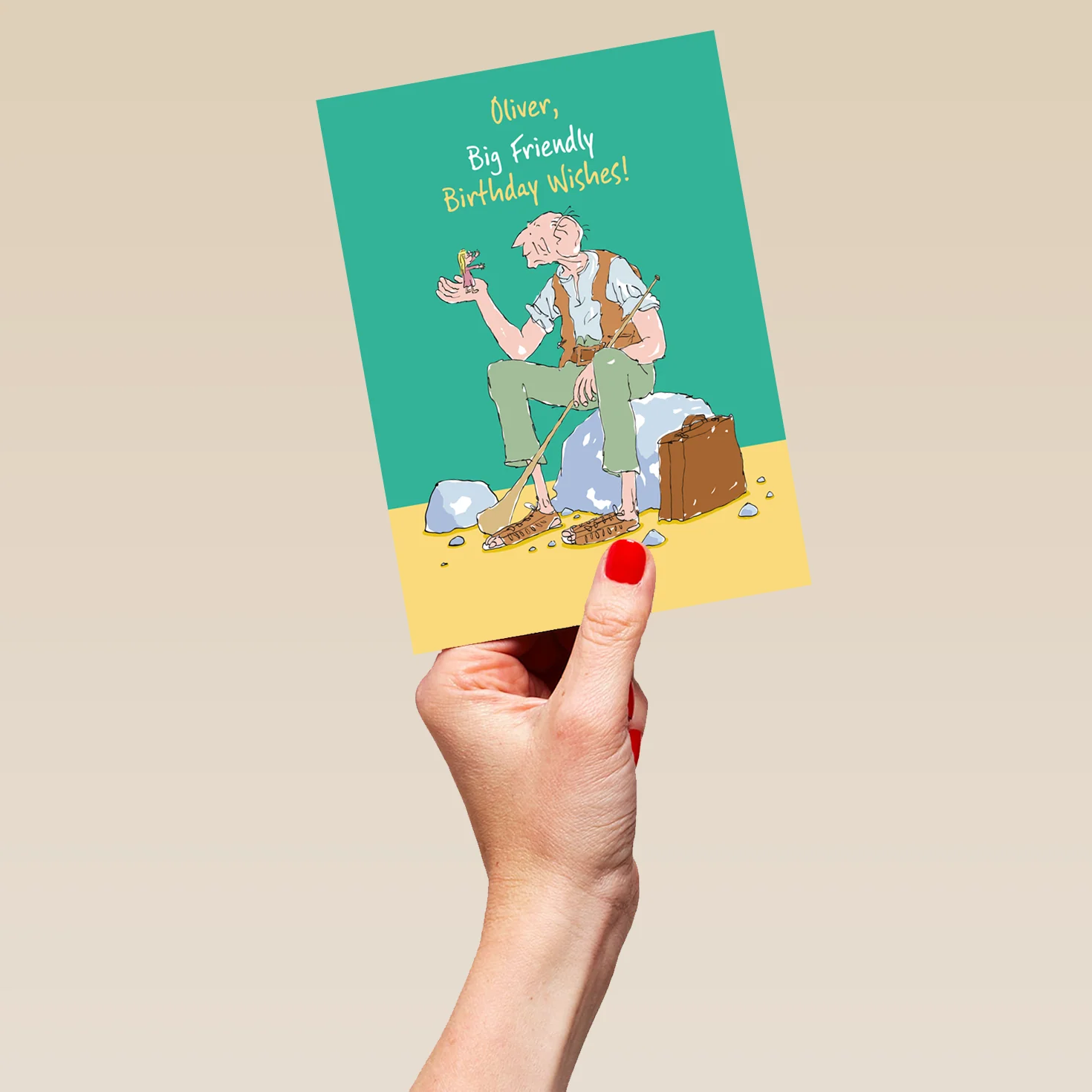 Personalised Roald Dahl's The BFG 'Big Friendly' Birthday Card - Image 5