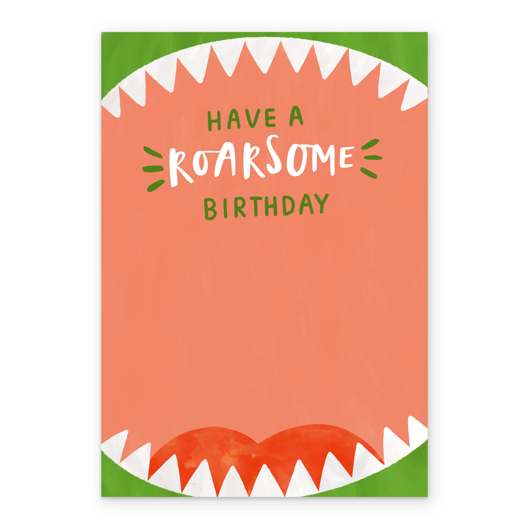 Personalised Roarsome Dinosaur Kids Birthday Card - Image 3