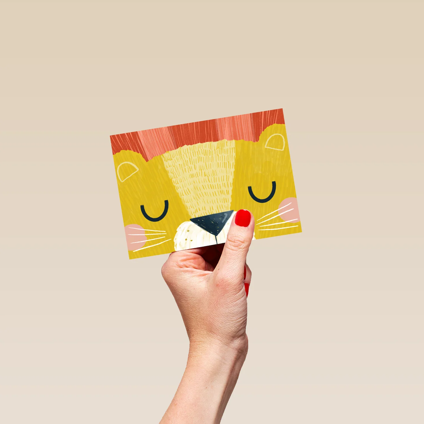 Personalised Roarsome Lion Kids Birthday Card - Image 4