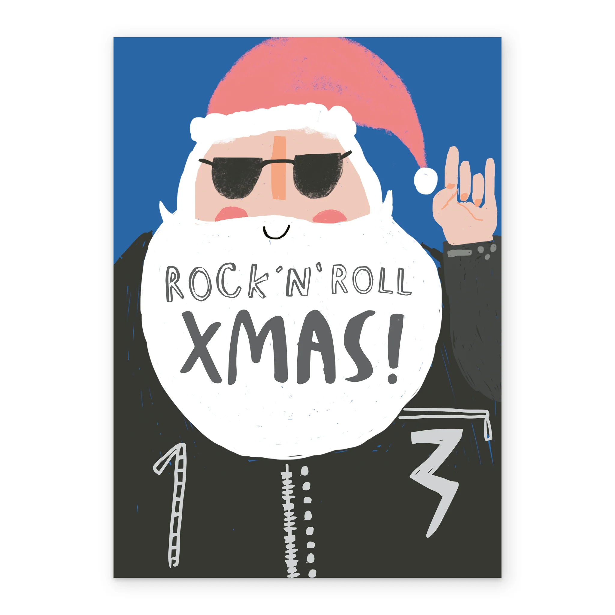 Personalised Rock N Roll Xmas Card - Image 2