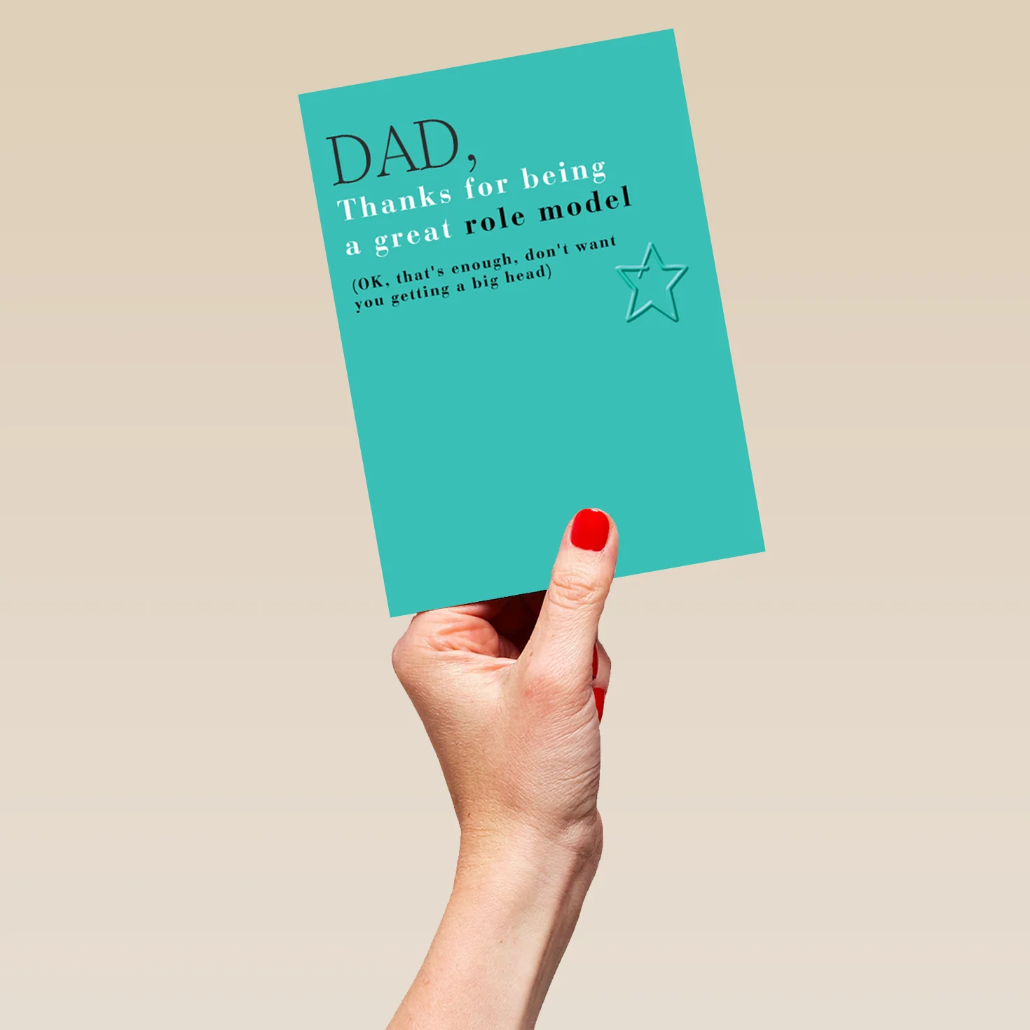 Personalised Role Model Dad Card - Image 5