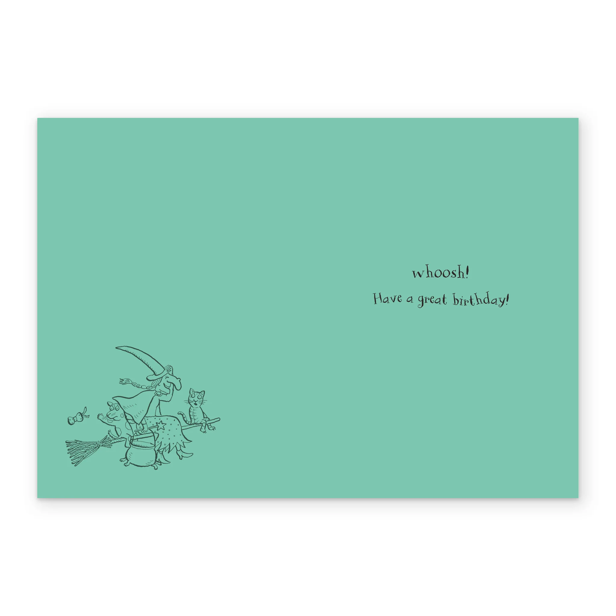 Personalised Room on the Broom Birthday Card for Daughter - Image 3