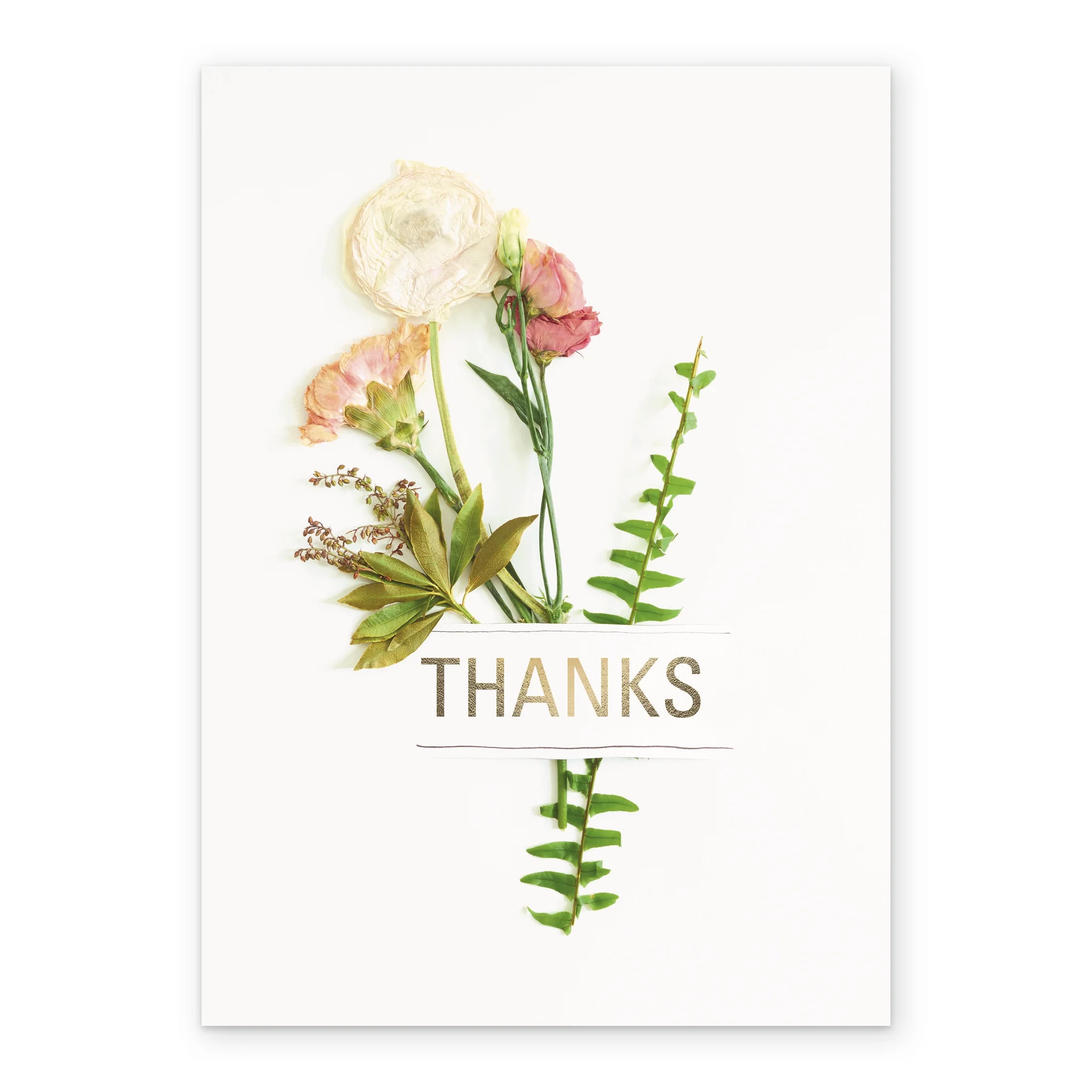 Personalised Say Thanks With A Flower Card - Image 2