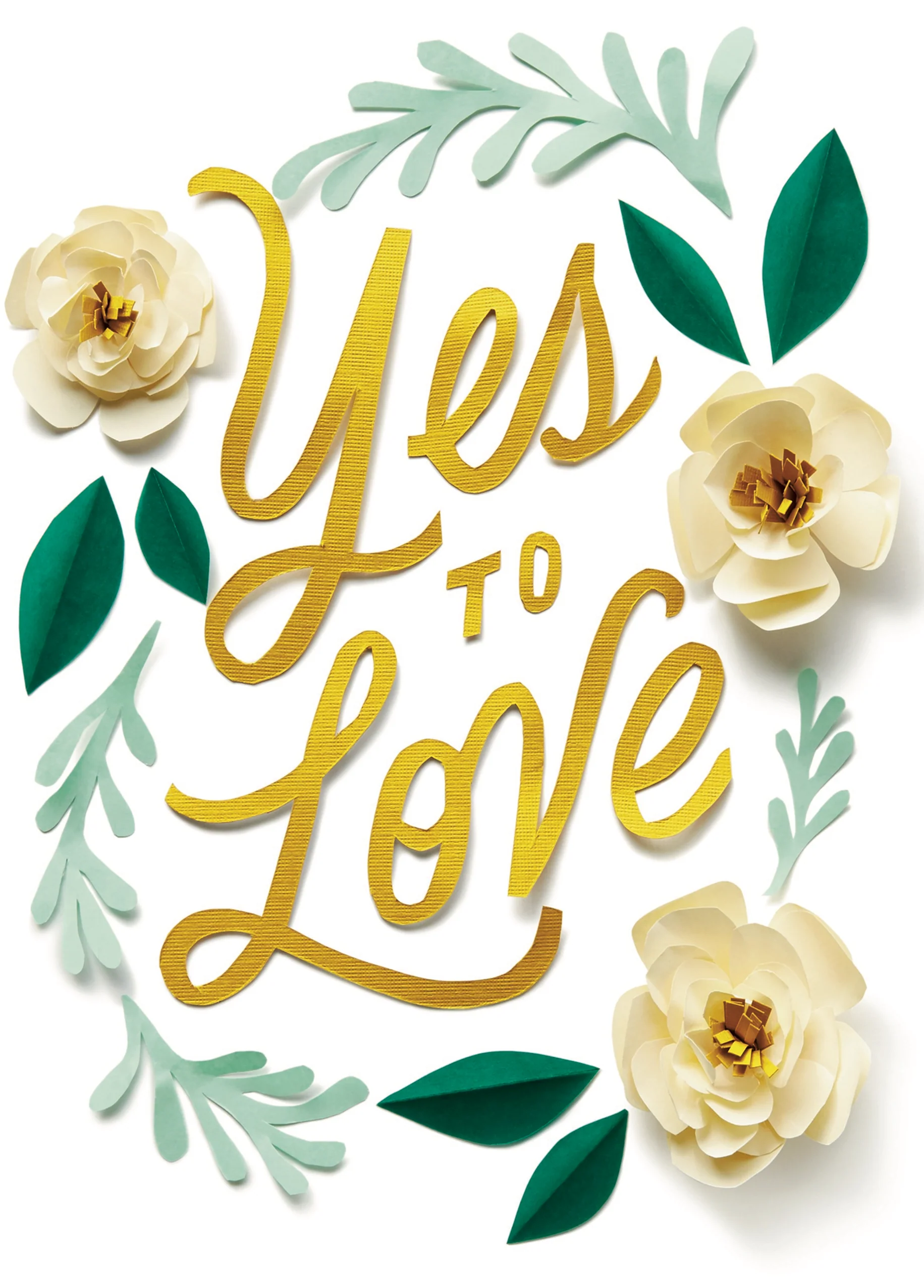 Personalised Say Yes To Love Card