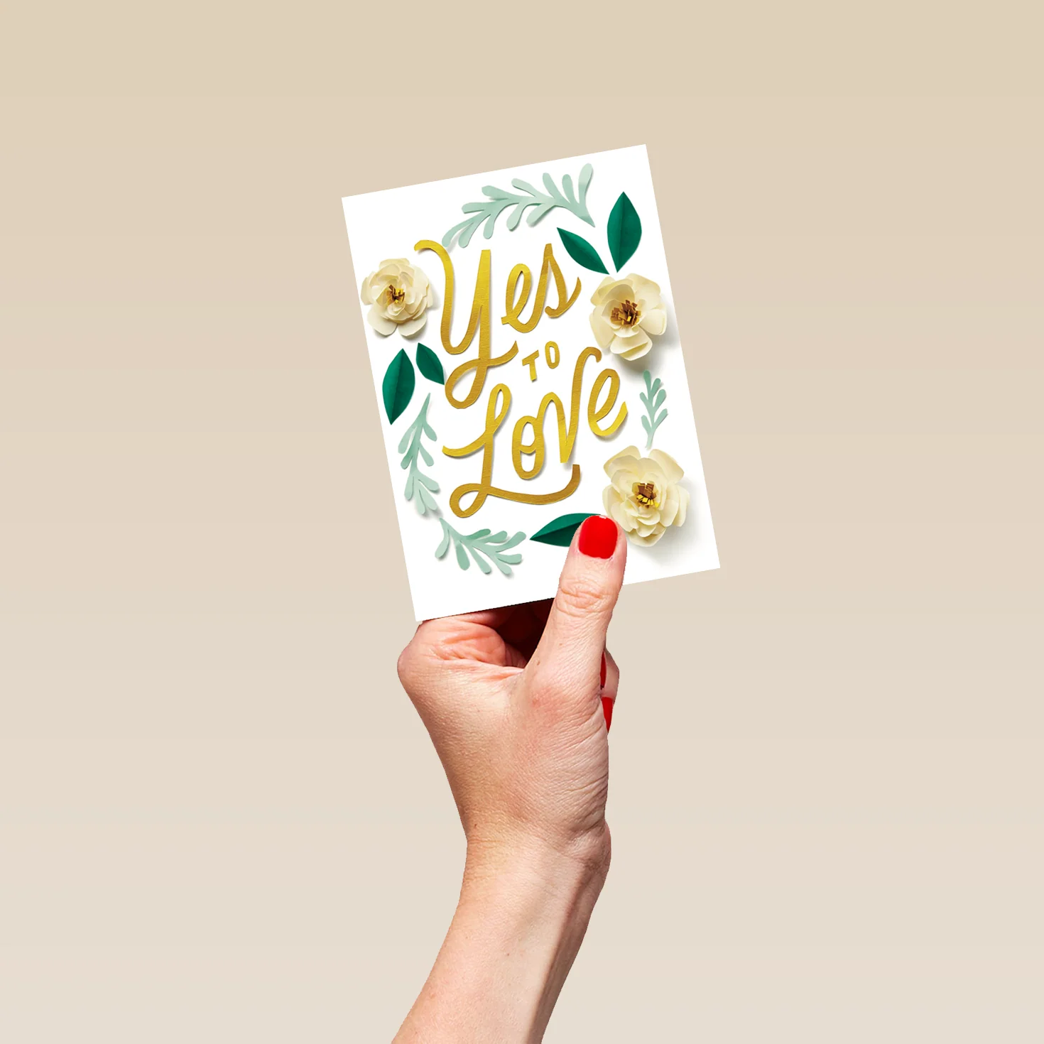 Personalised Say Yes To Love Card - Image 4