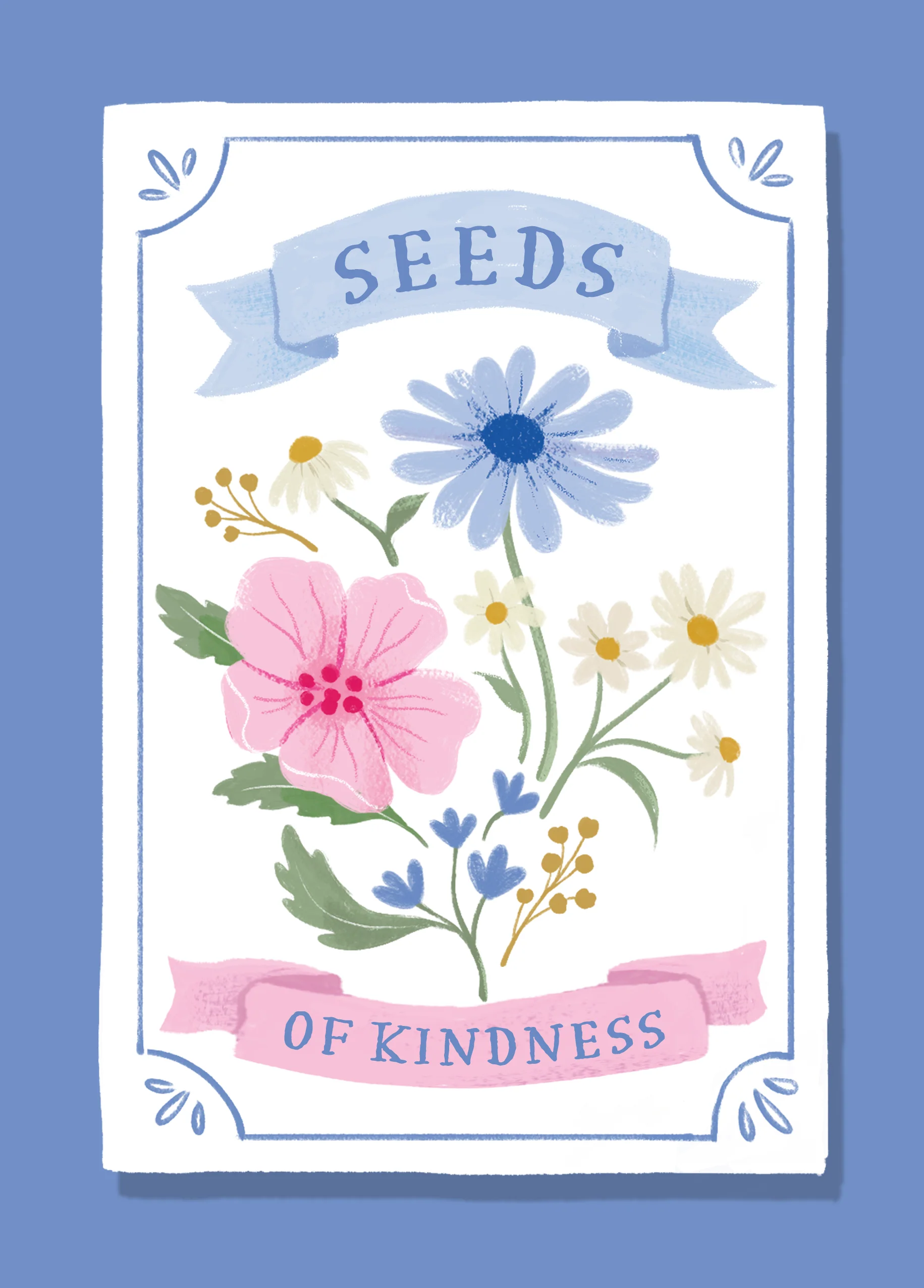 Personalised 'Seeds of Kindness' Thank You Card