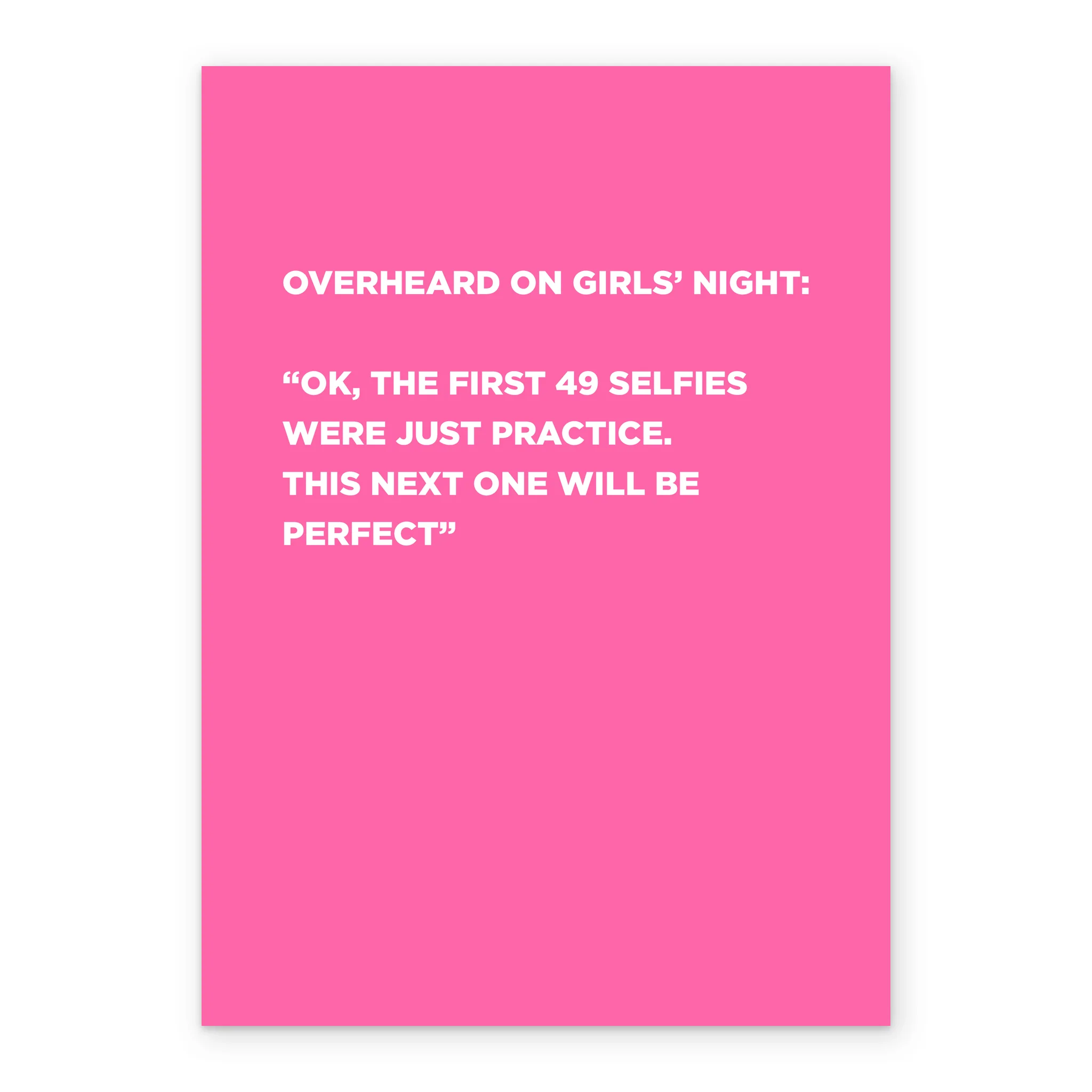 Personalised Selfie Girls' Night Out Card - Image 2