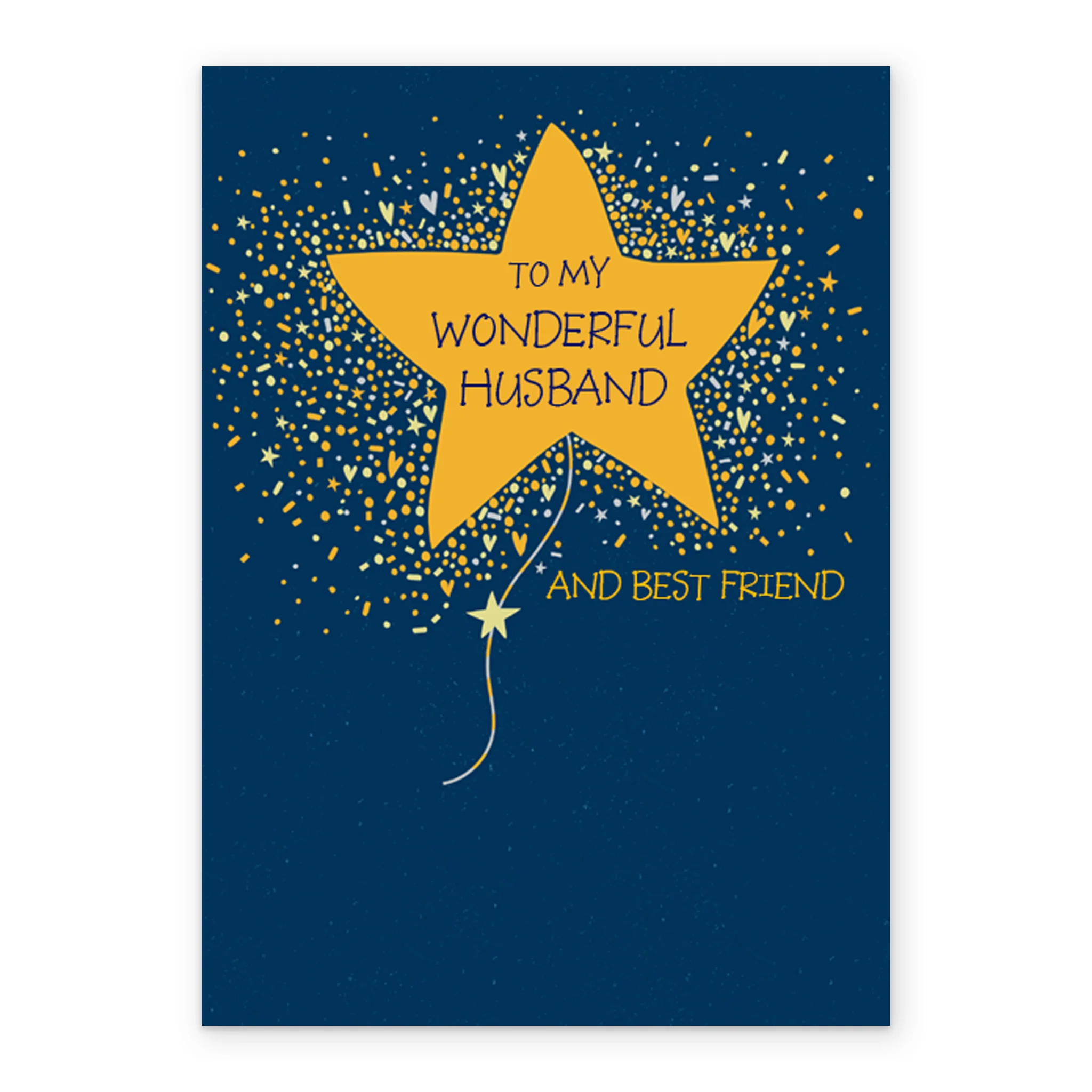 Personalised Shining Star Husband Card - Image 2