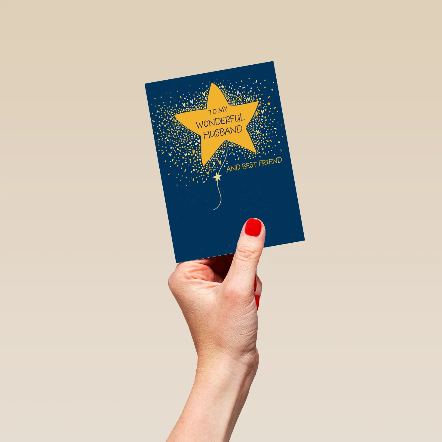 Personalised Shining Star Husband Card - Image 4