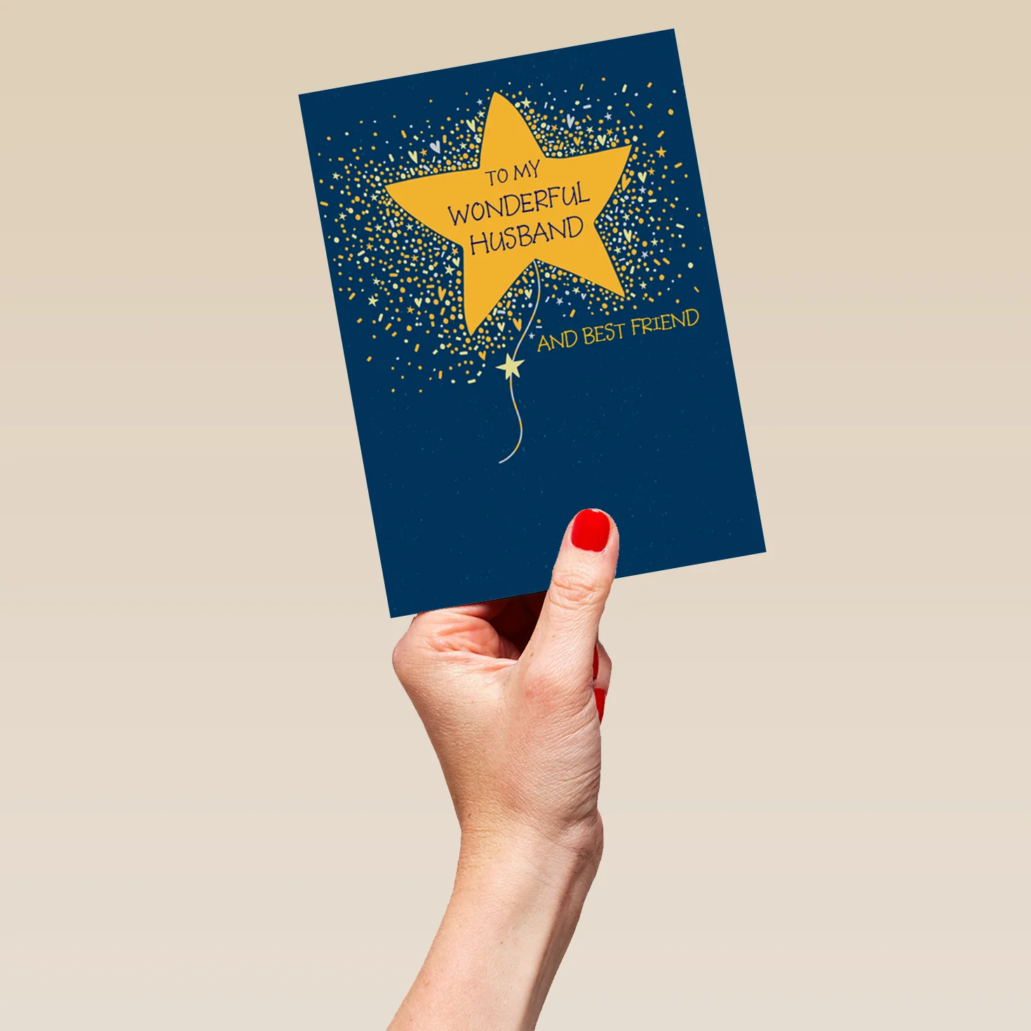 Personalised Shining Star Husband Card - Image 5