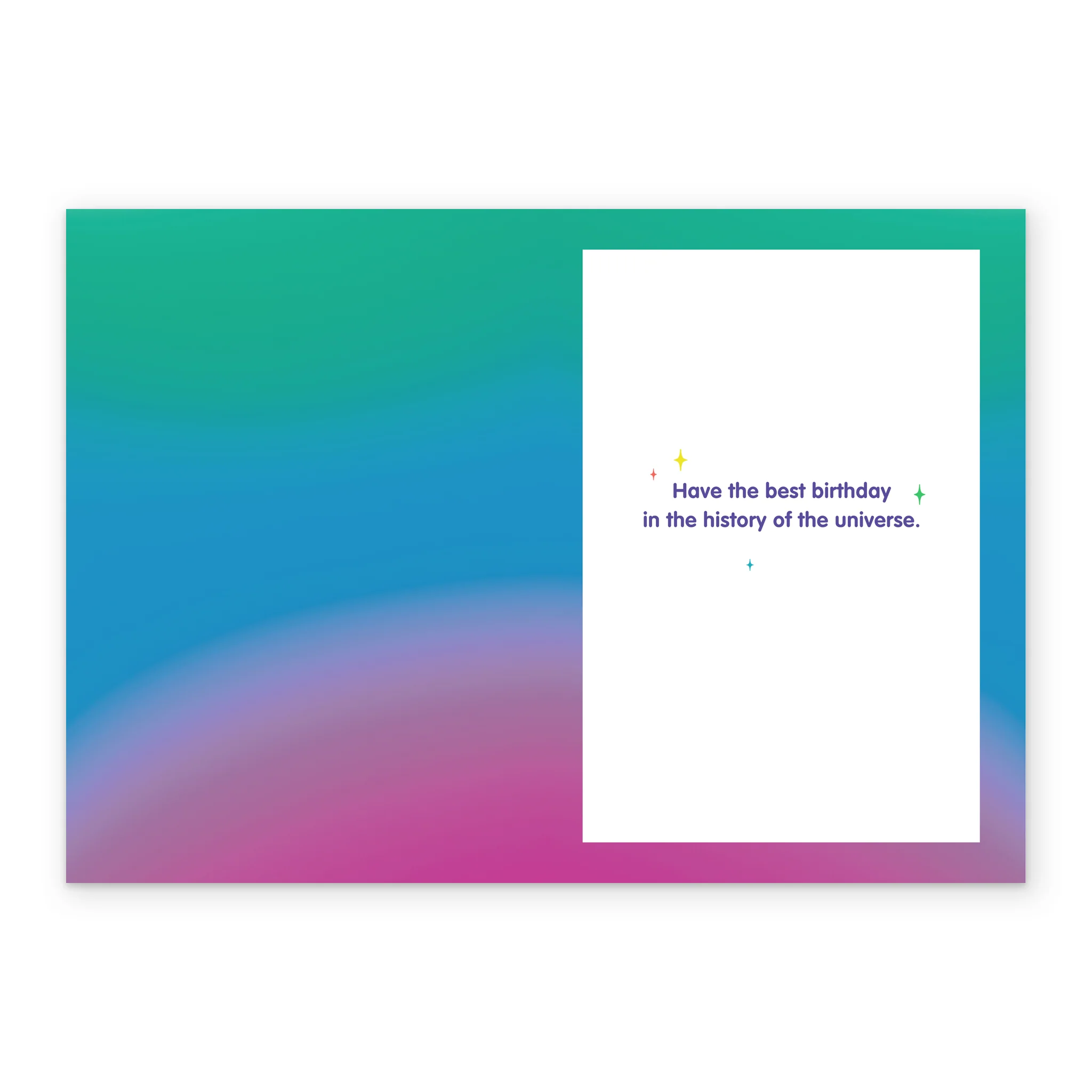 Personalised Shoebox Space Kitten Birthday Card - Image 3