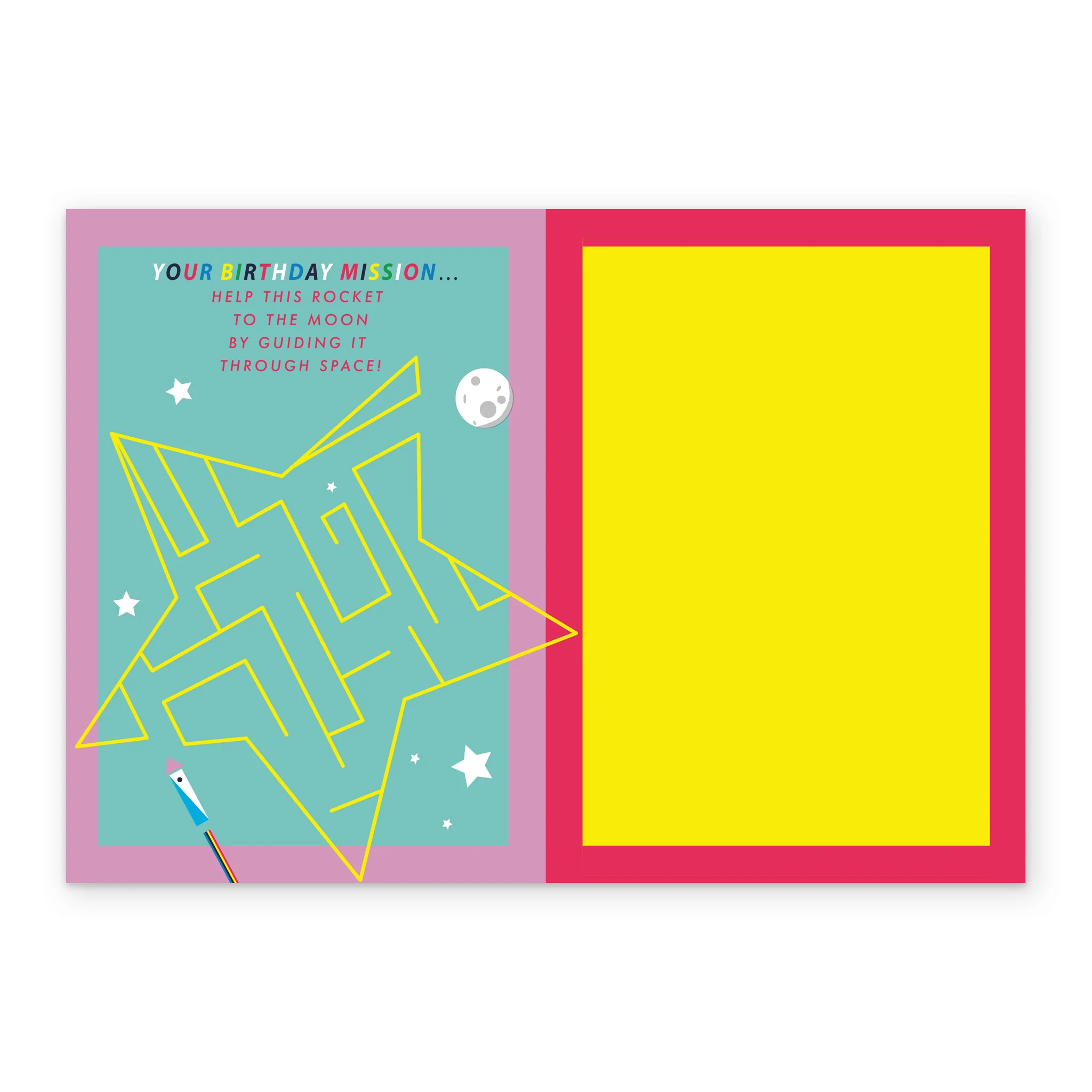 Personalised Shooting Star Wishes 4th Birthday Card - Image 3