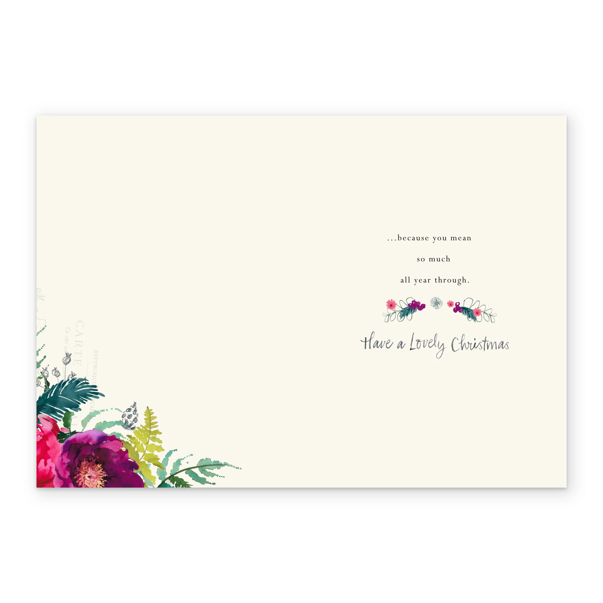 Personalised Sister Garland Christmas Card - Image 3