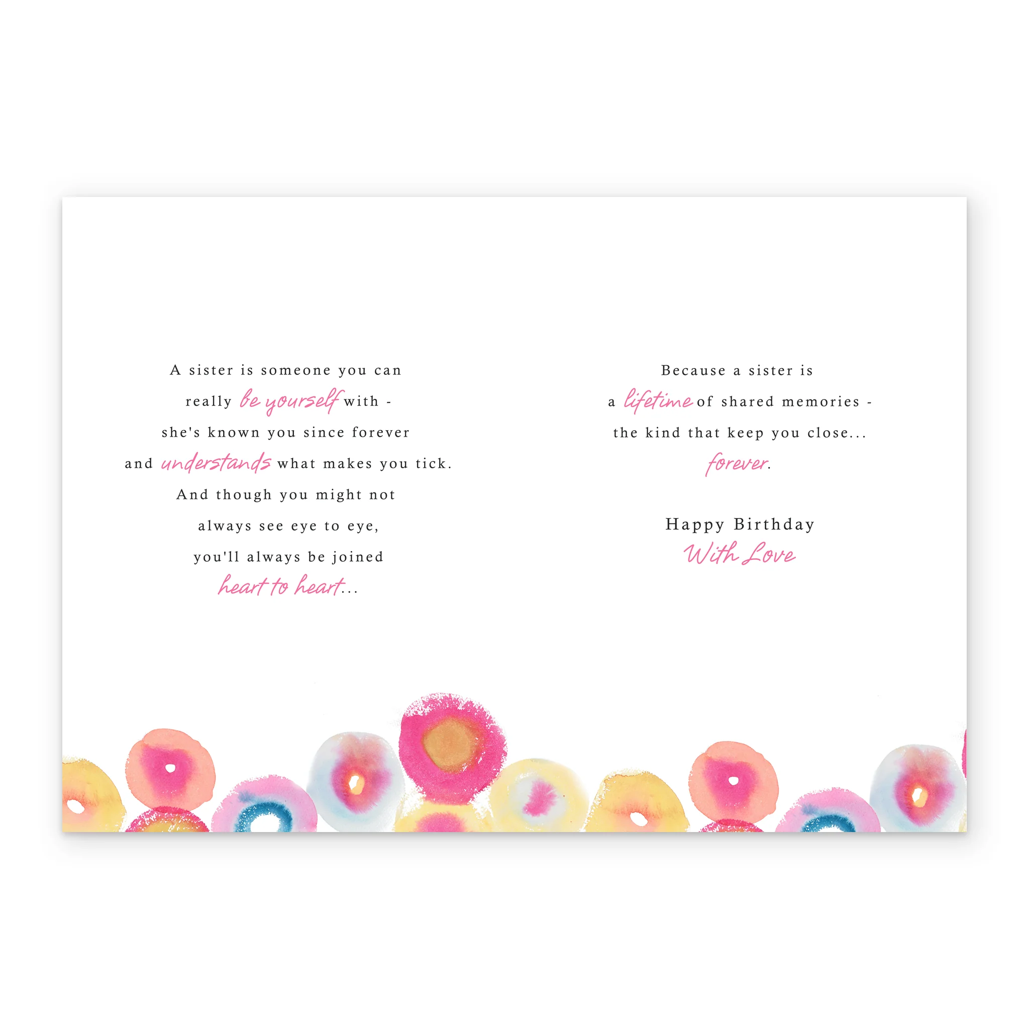 Personalised Sister Traditional Poem Card - Image 3