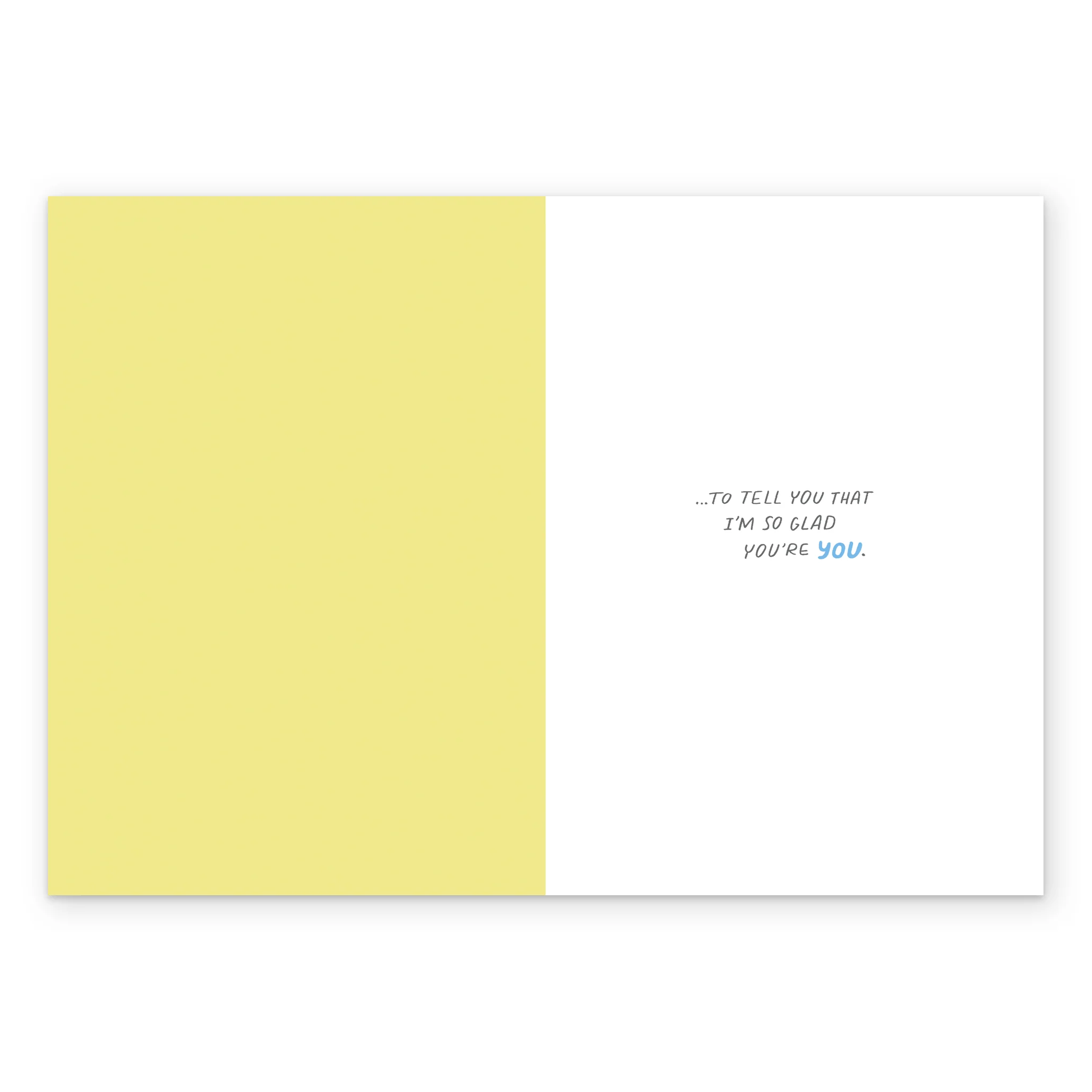 Personalised 'Sliding Through' Snail Design Just to Say Card - Image 3