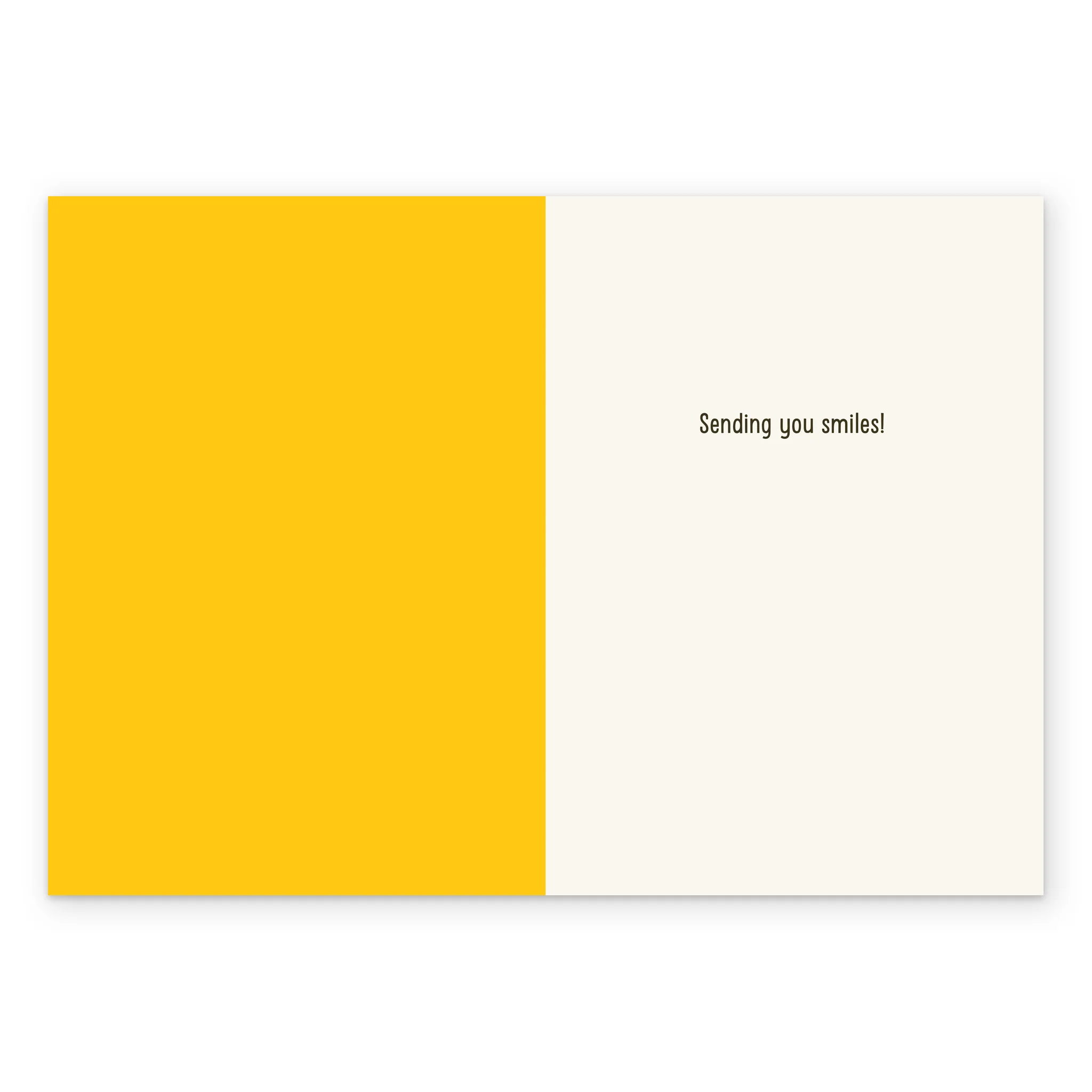Personalised Smiley Face Just to Say Card - Image 3