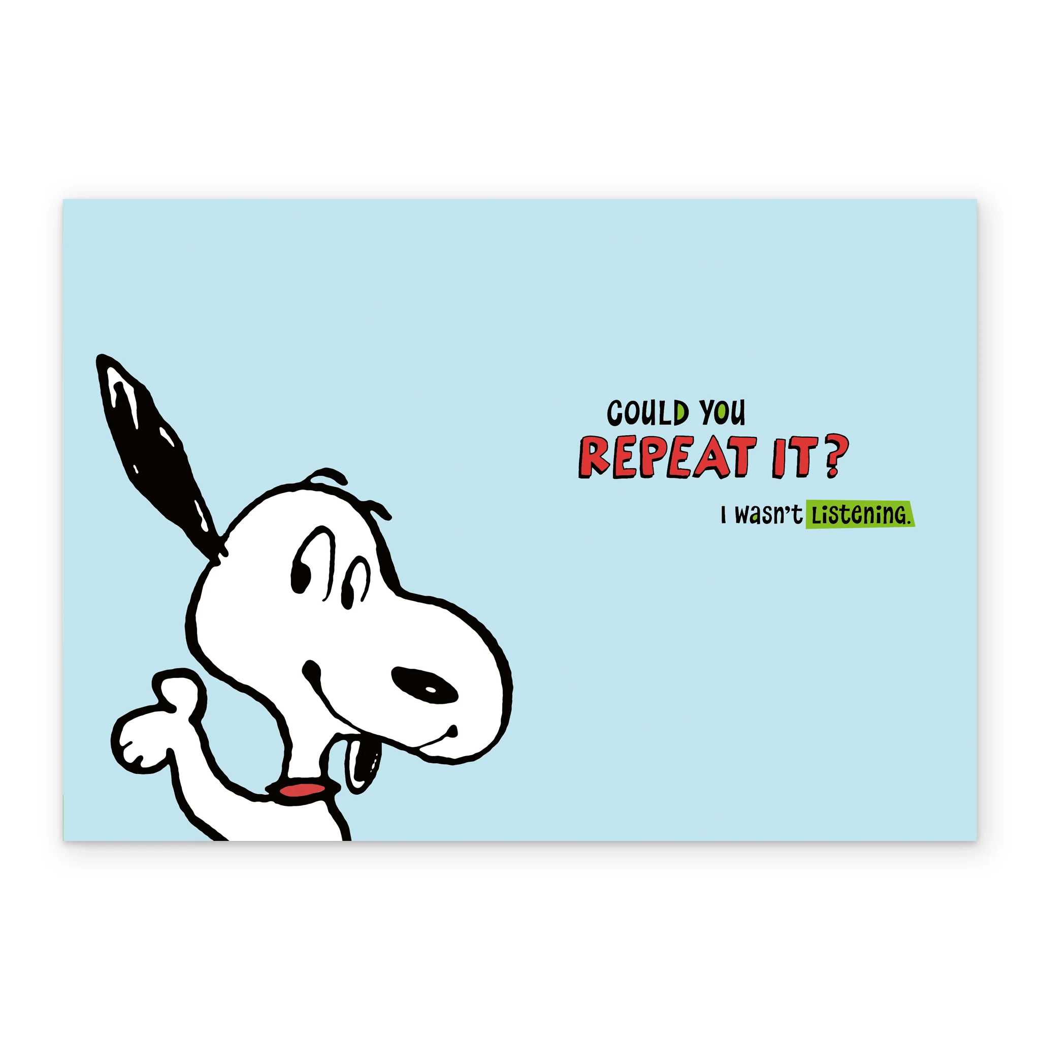 Personalised SNOOPY Doghouse Father's Day Card for Dad - Image 3