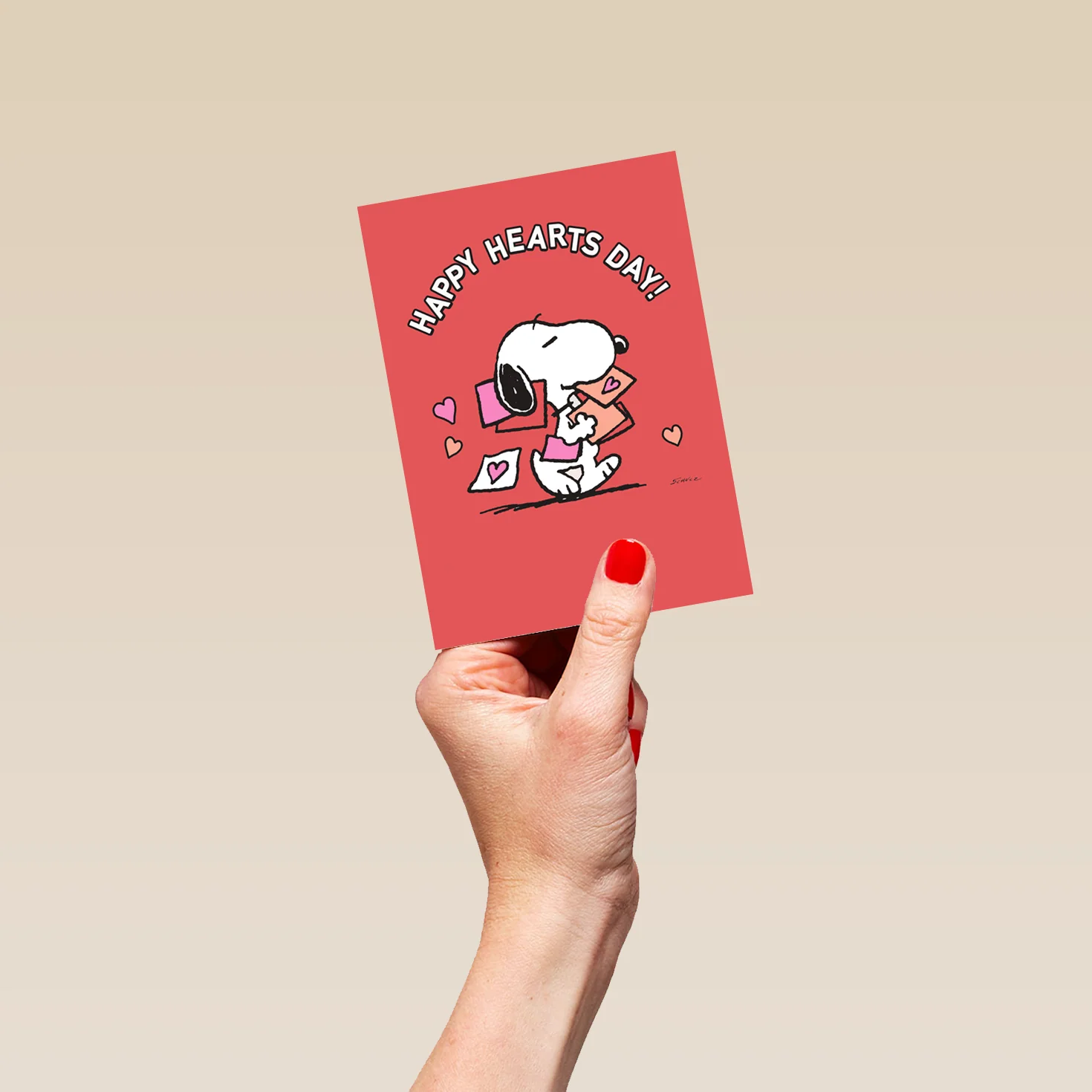 Personalised PEANUTS™ SNOOPY Happy Hearts Day Valentine's Day Card - Image 4