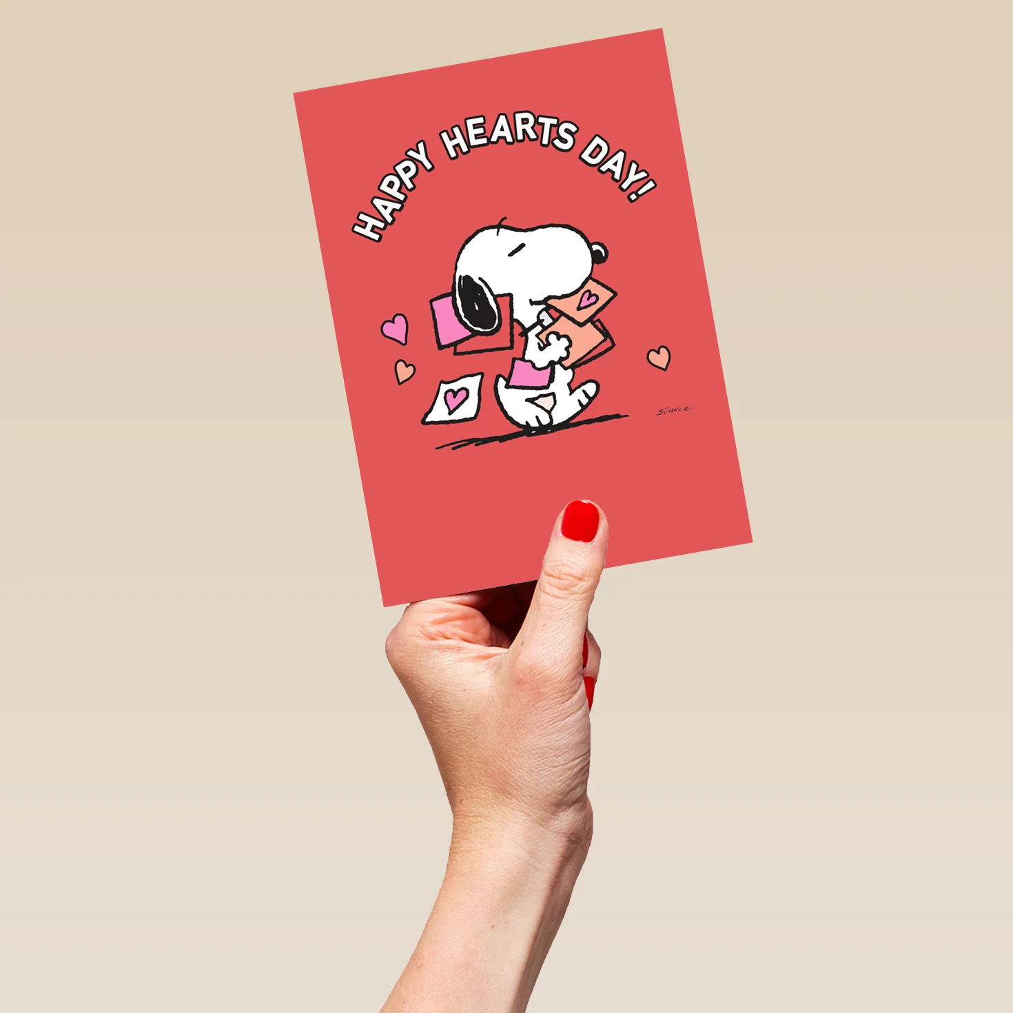 Personalised PEANUTS™ SNOOPY Happy Hearts Day Valentine's Day Card - Image 5