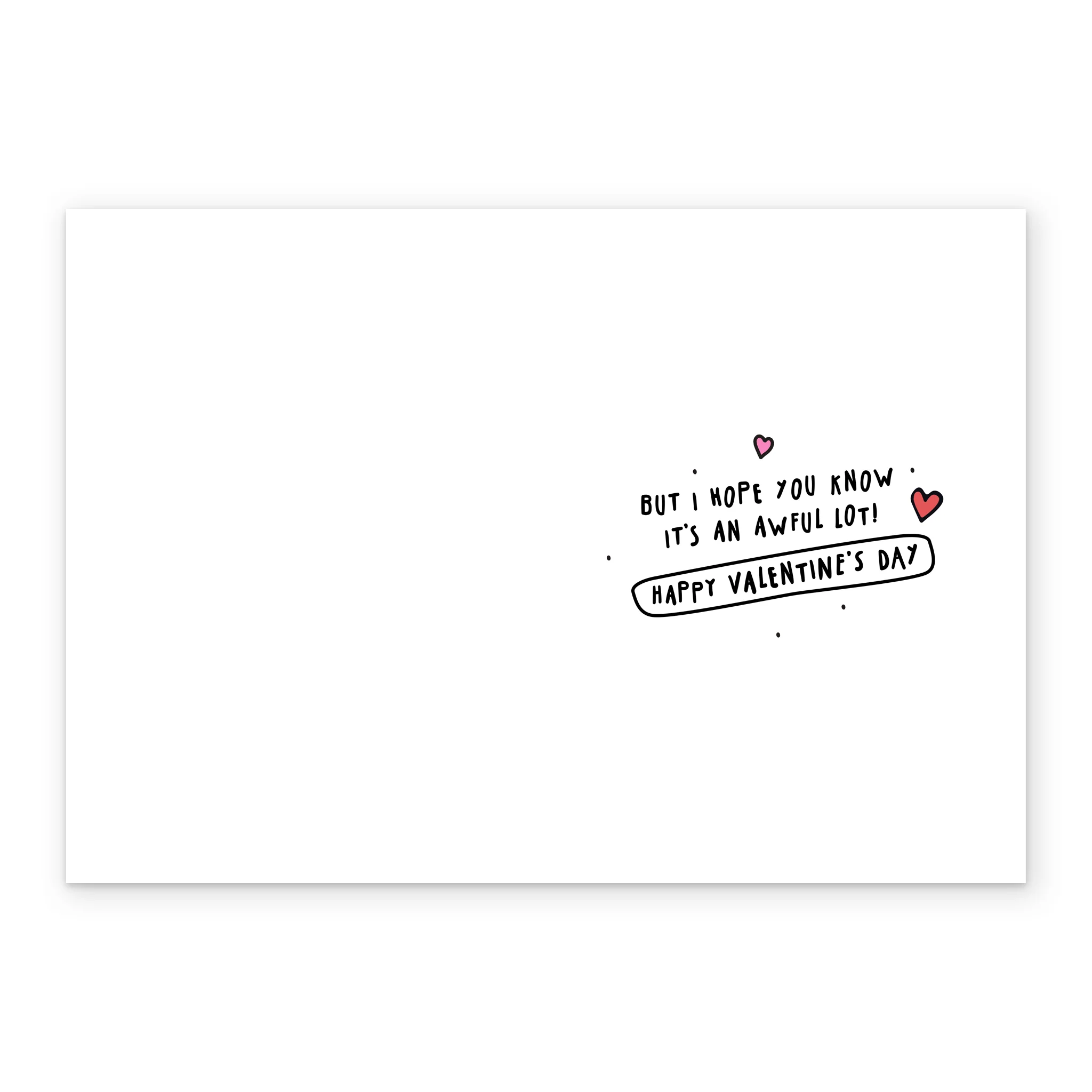 Personalised PEANUTS™ SNOOPY Hearts Valentine's Day Card - Image 3