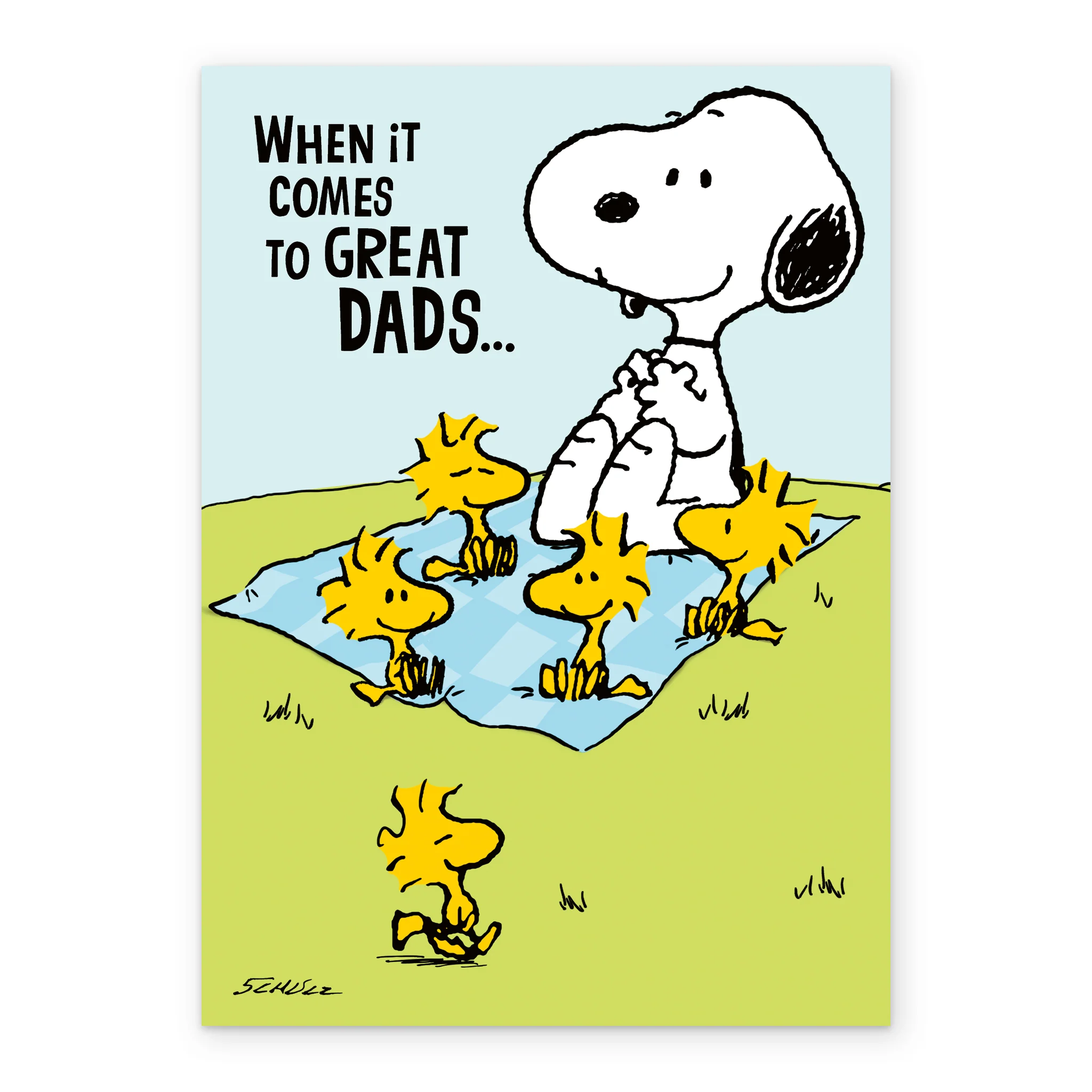 Personalised SNOOPY Picnic Father's Day Card - Image 2