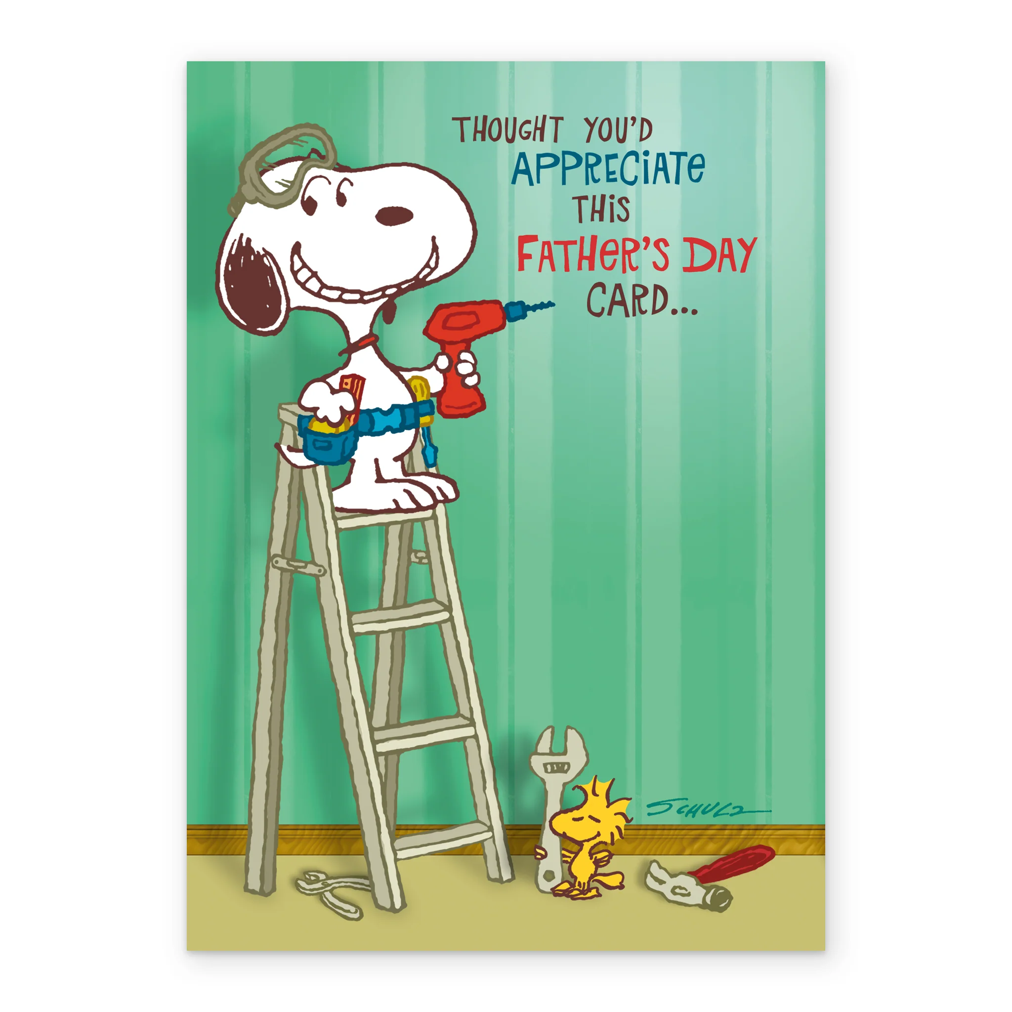 Personalised SNOOPY & WOODSTOCK DIY Father's Day Card - Image 2