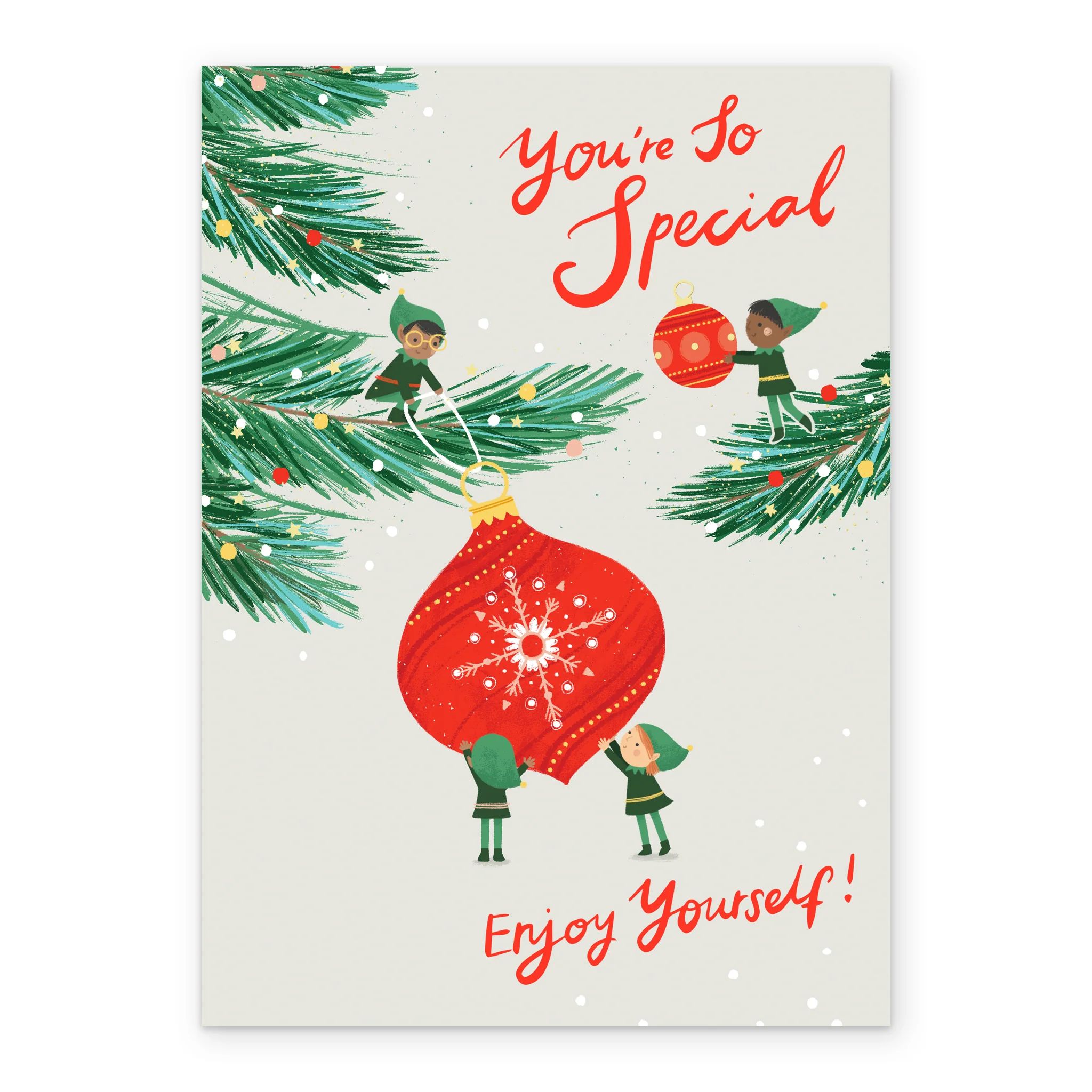 Personalised Someone Special Elves Christmas Card - Image 2