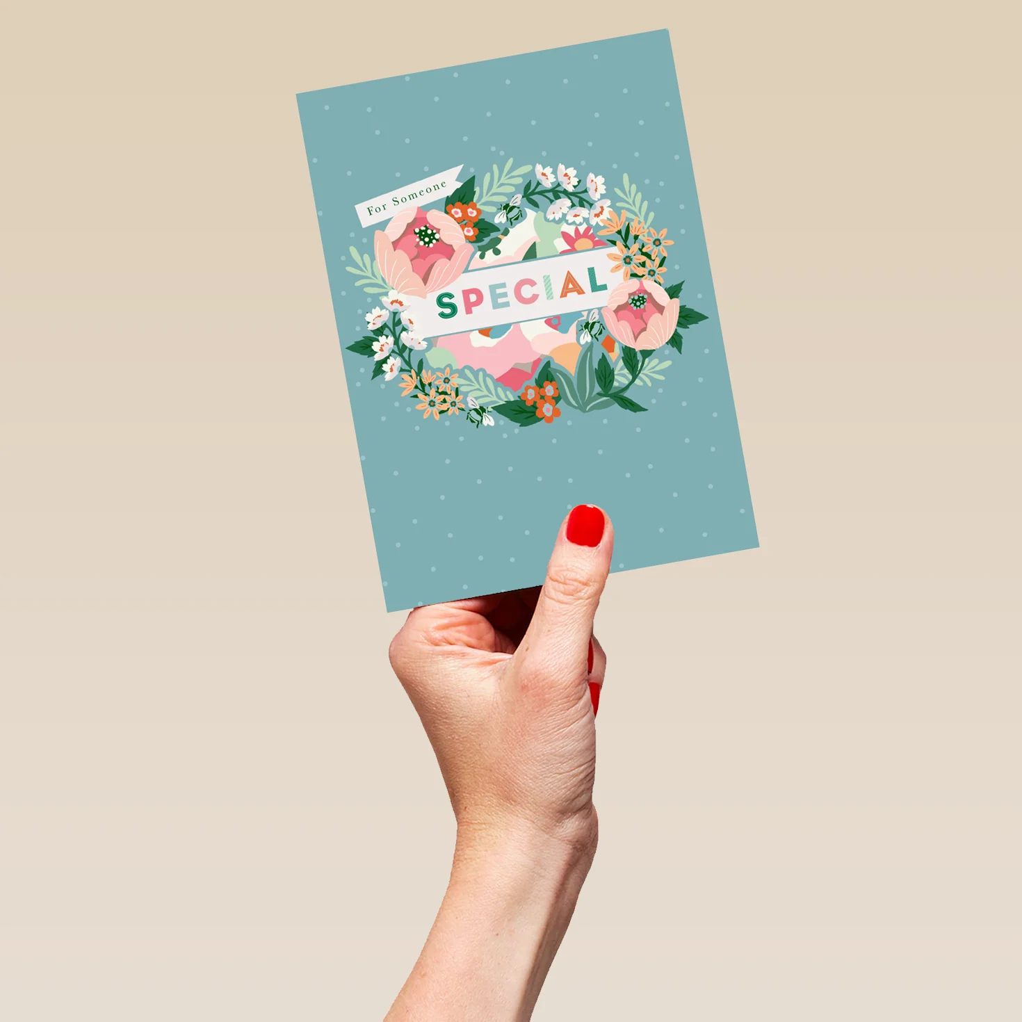 Personalised Someone Special Floral Birthday Card - Image 5