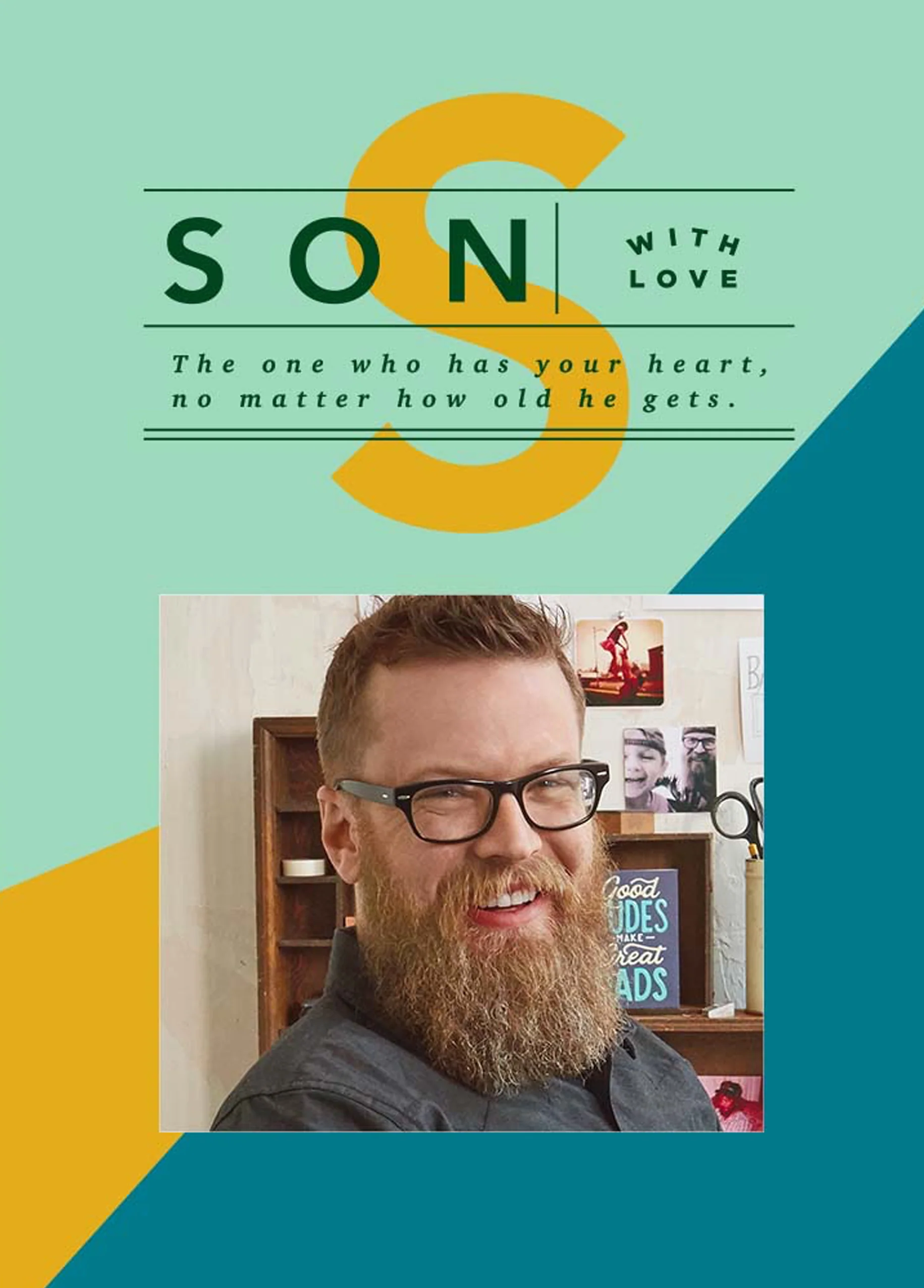 Personalised Son Classic With Love Photo Card
