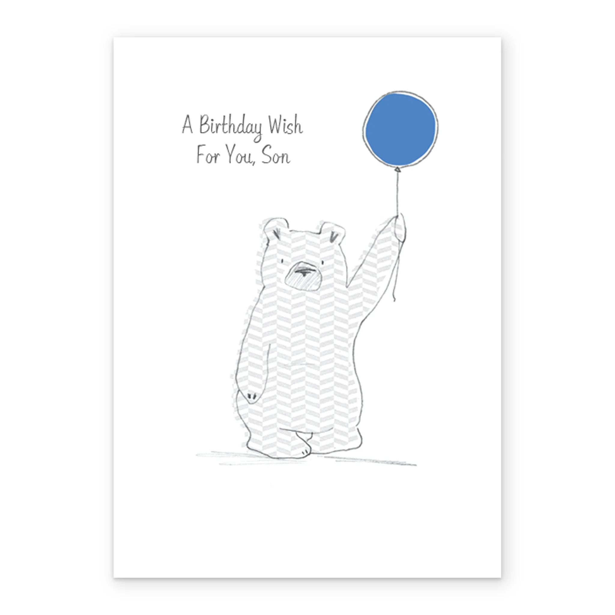 Personalised Son Cute Birthday Wish For You Card - Image 2