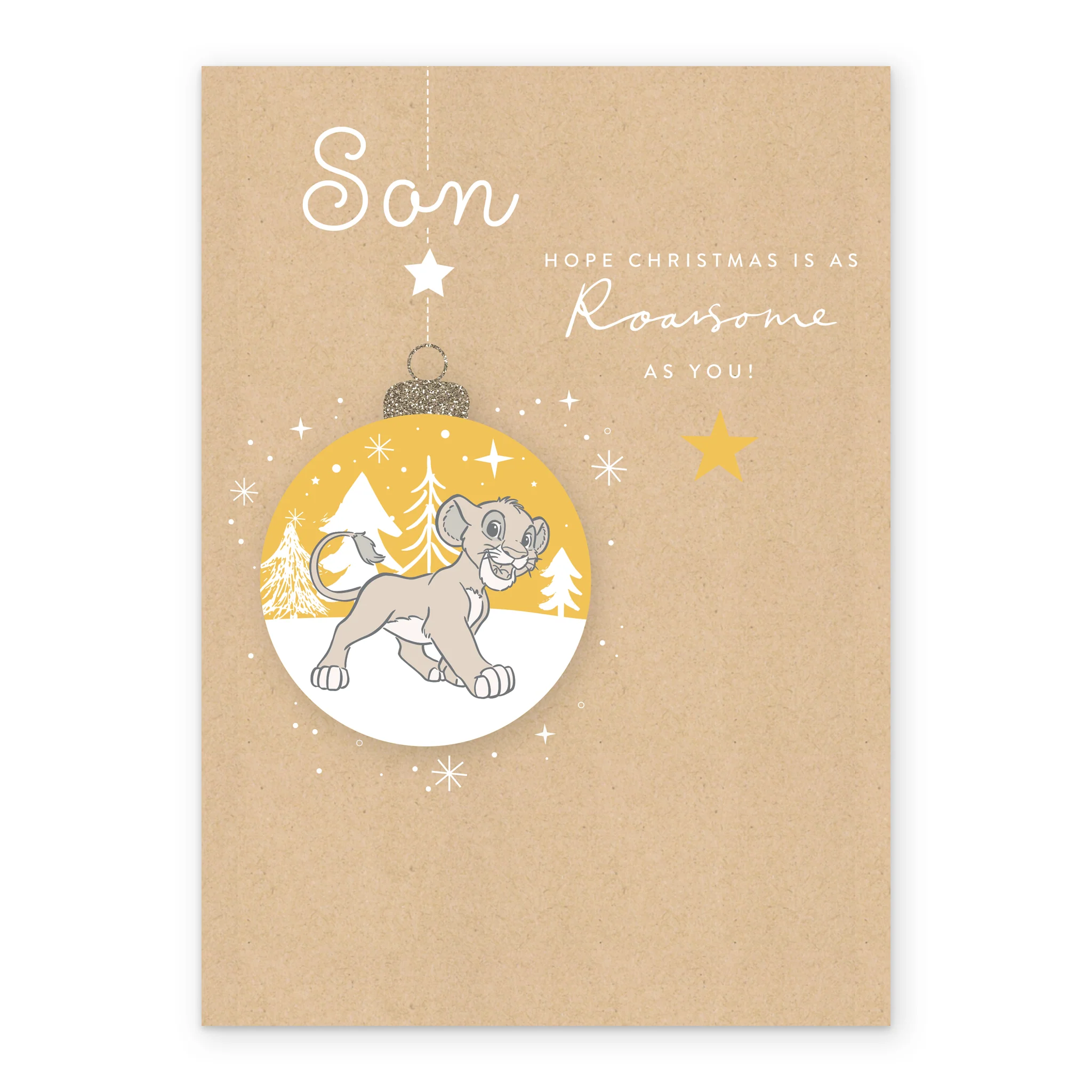 Personalised Son Disney The Lion King Christmas Card - Image 2