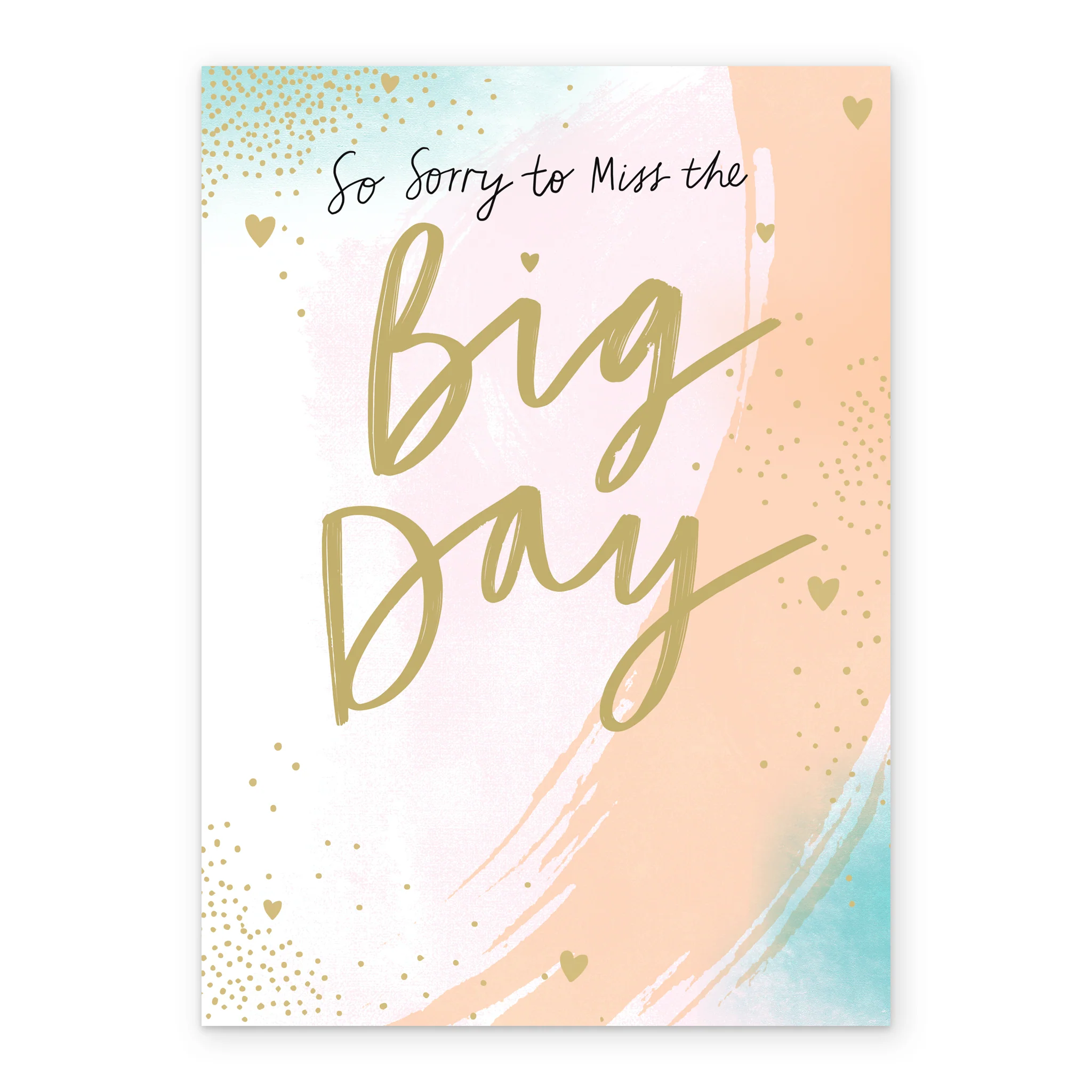 Personalised Sorry To Miss The Big Day Wedding Card - Image 2