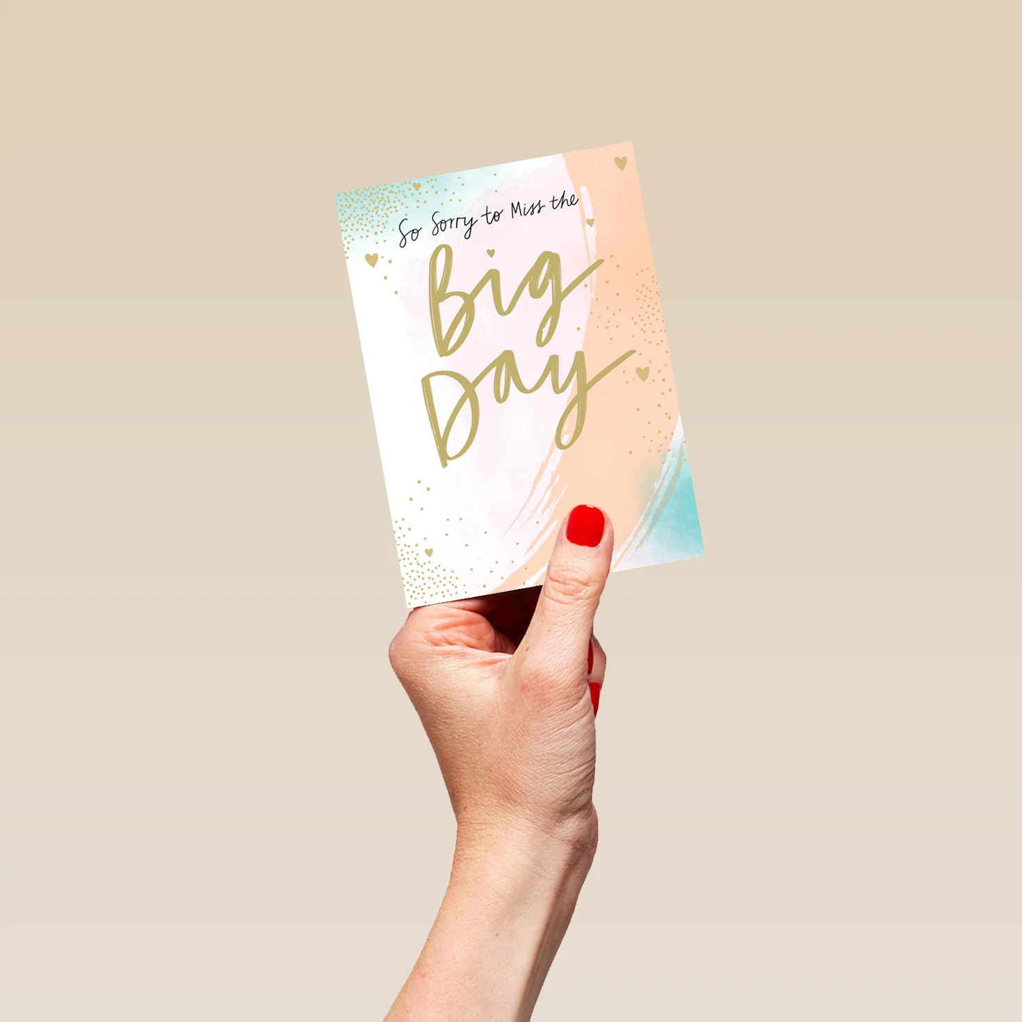 Personalised Sorry To Miss The Big Day Wedding Card - Image 4
