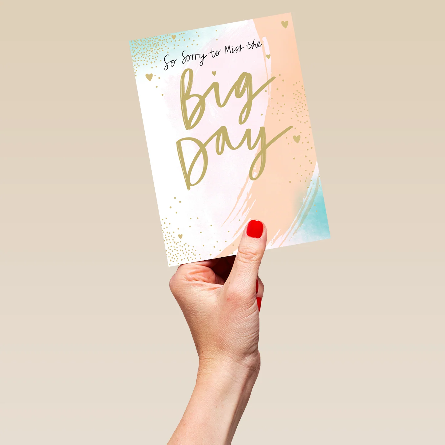 Personalised Sorry To Miss The Big Day Wedding Card - Image 5
