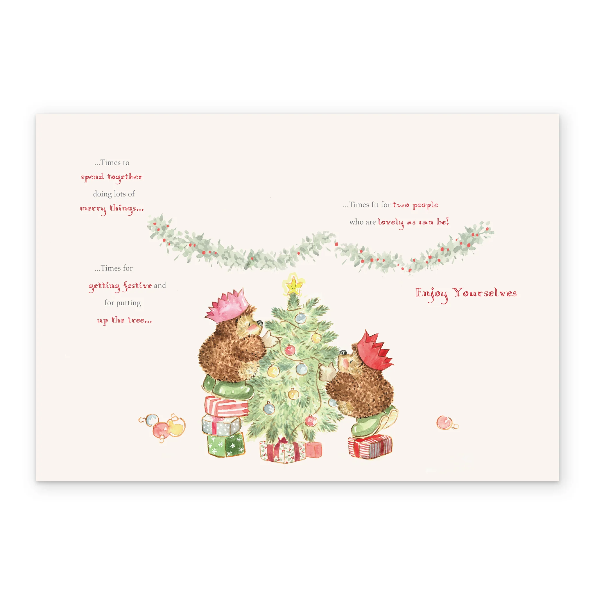 Personalised Special Couple Cute Christmas Country Companions Card - Image 3