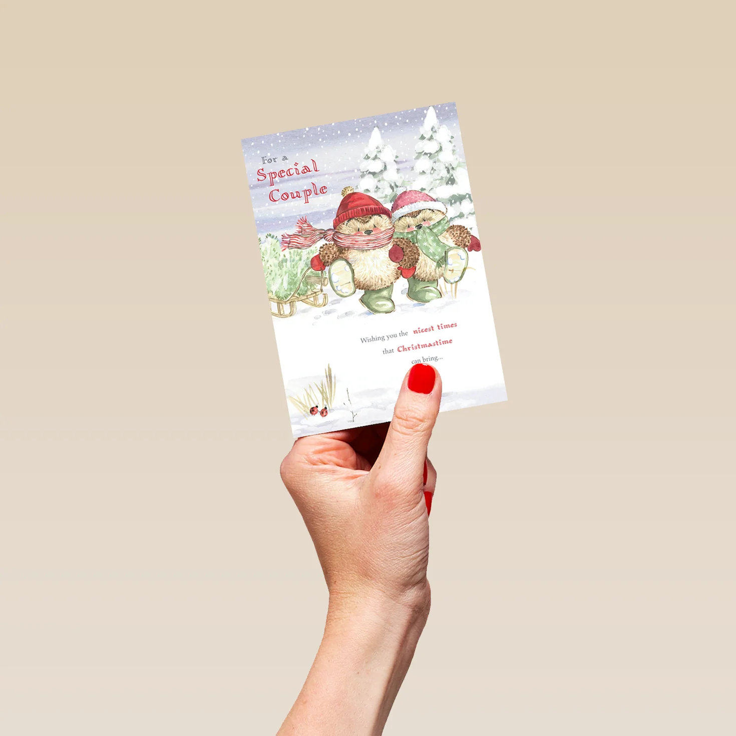 Personalised Special Couple Cute Christmas Country Companions Card - Image 4